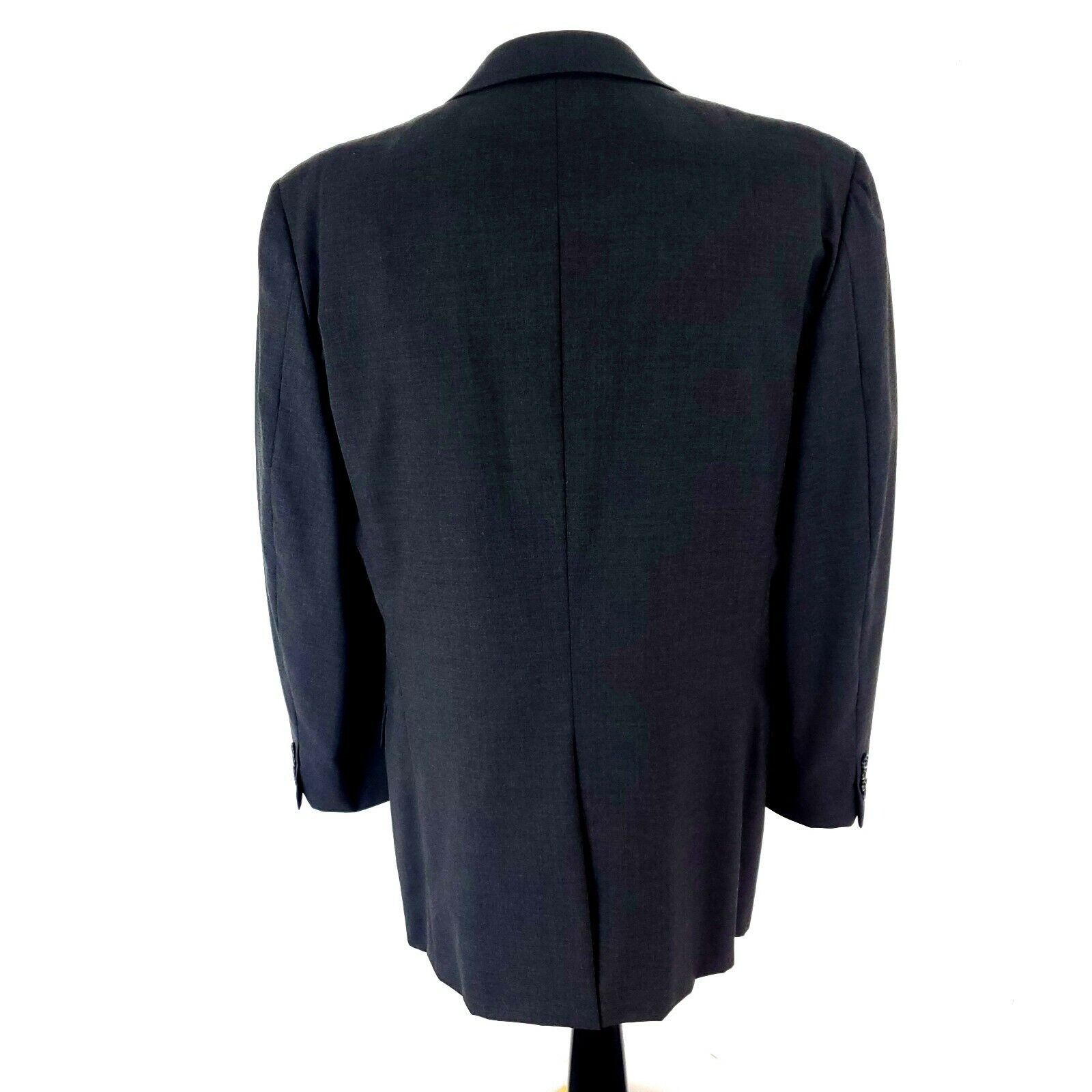 Hickey Freeman Hickey Freeman Boardroom Wool 2 Button 2 Piece Suit 40L Gray Size 40L - 7 Thumbnail