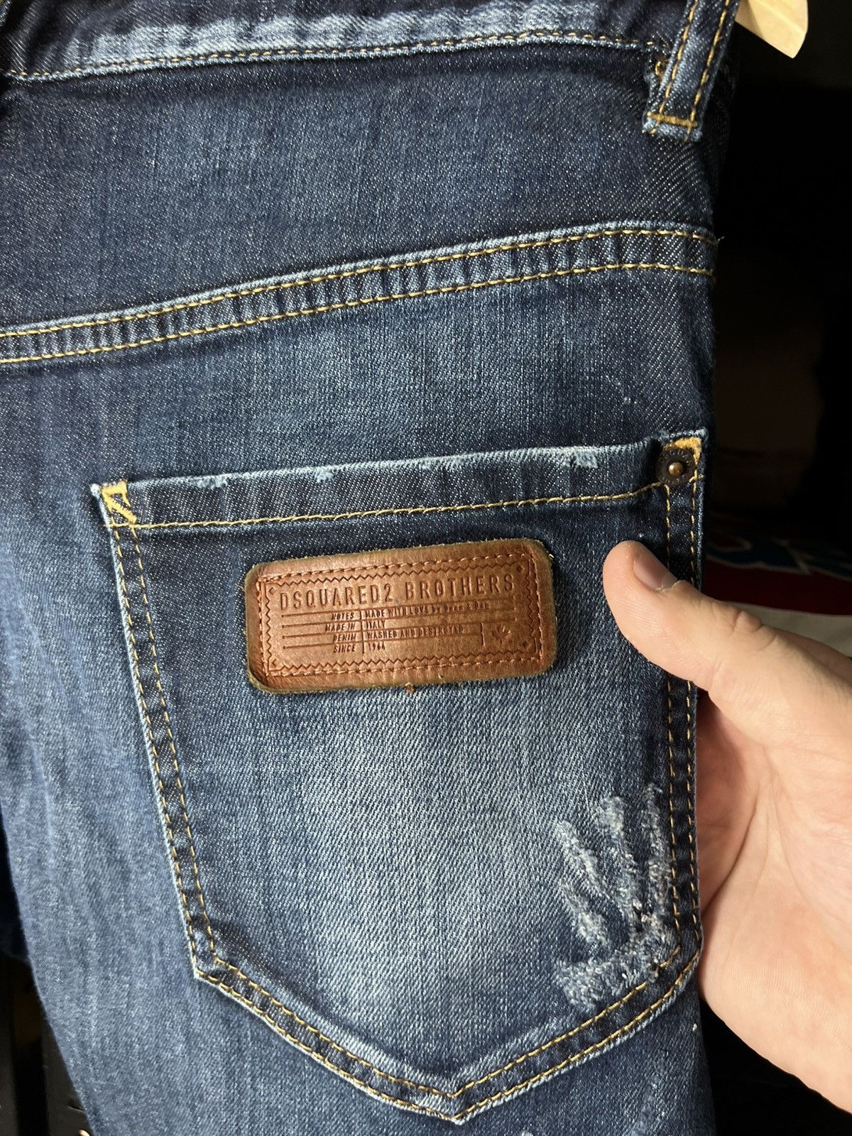 Dsquared2 Dsquared2 Sexy Twist Jeans Distressed Denim Y2K Italy Size US 32 / EU 48 - 16 Thumbnail