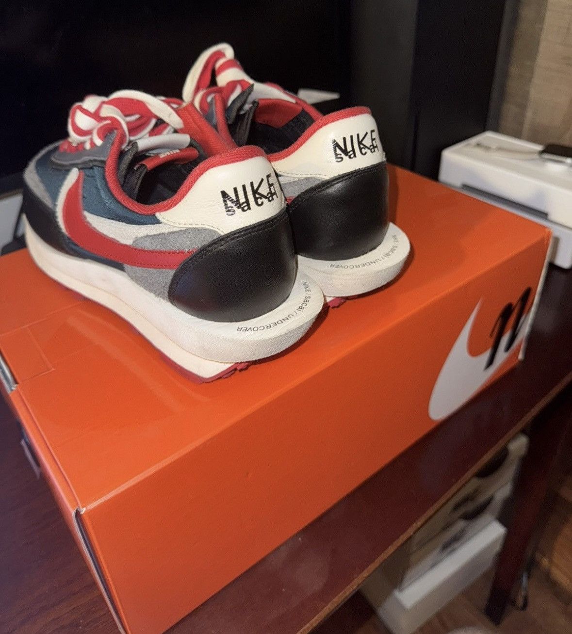 Nike × Sacai × Undercover Nike Sacai Undercover Ld Waffle Midnight Spruce size 10.5 Size US 10.5 / EU 43-44 - 5 Thumbnail