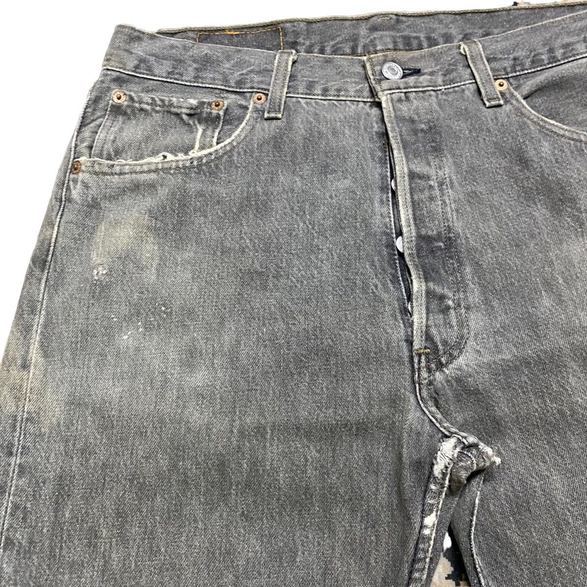 Levi's Vintage 90s Levis 501 Distressed Jeans Size US 33 - 4 Thumbnail