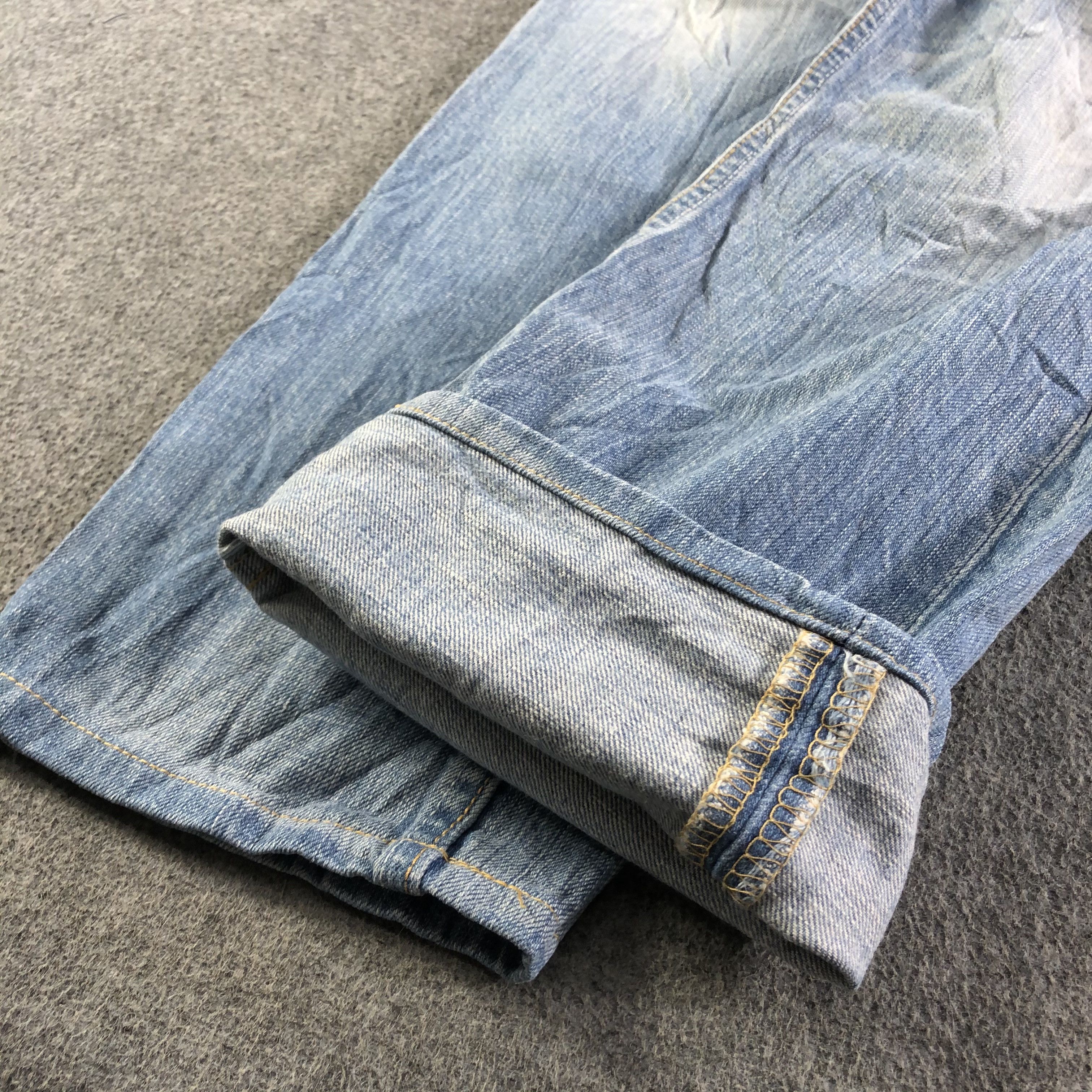 Levi's 90s Vintage Blue Wash Levis 501 Jeans-J3572 Size 31" - 6 Thumbnail