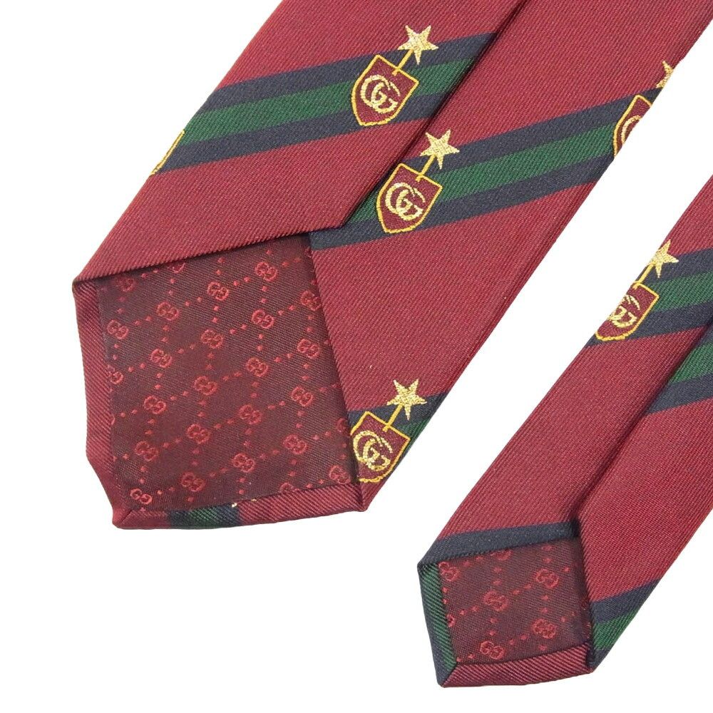 Gucci Star GG Embroidered Tie Size ONE SIZE - 4 Thumbnail