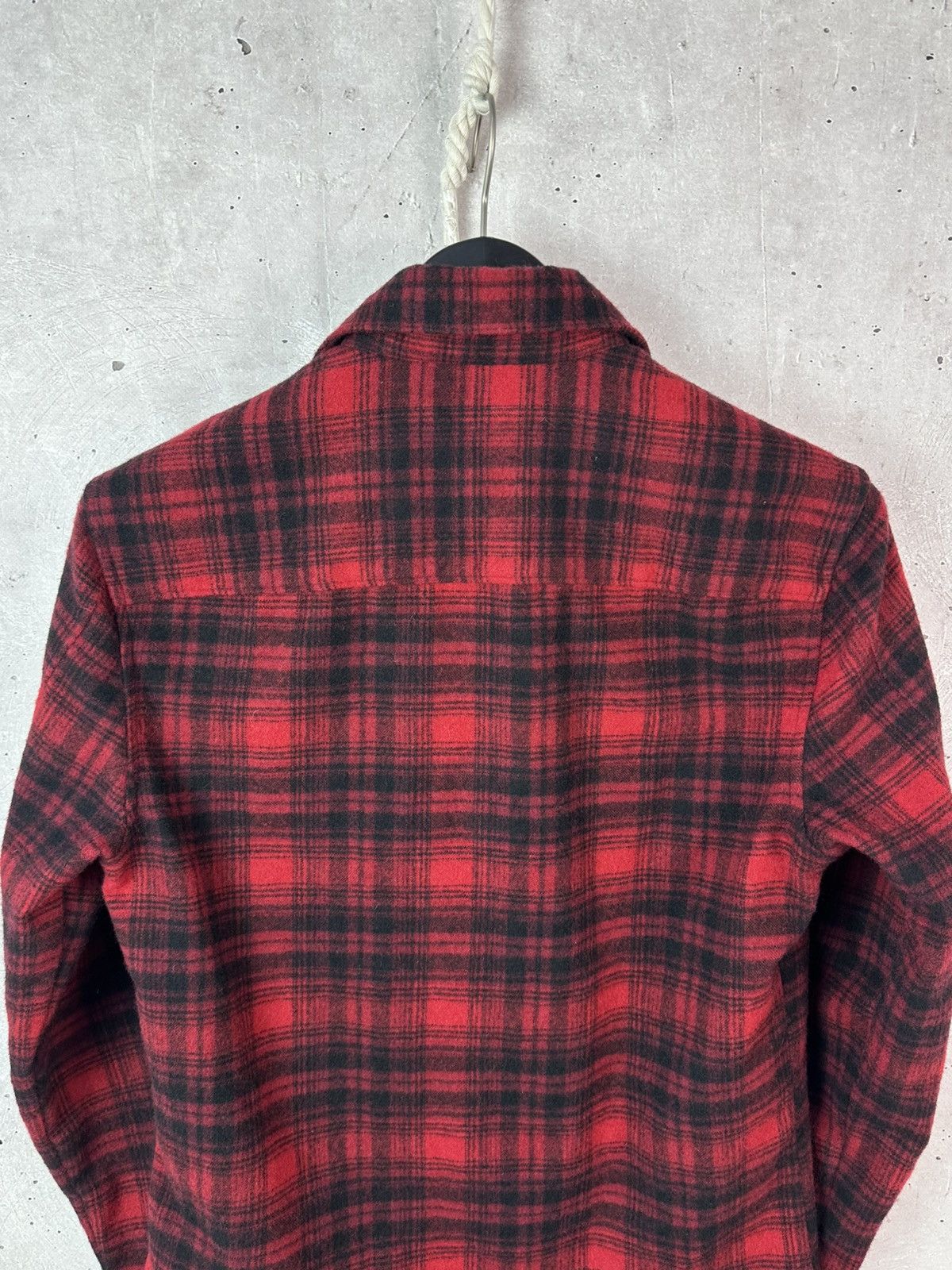 Reiss Reiss Kemper Wool Flannel Check Long Sleeve Button-up Shirt Size US S / EU 44-46 / 1 - 7 Thumbnail
