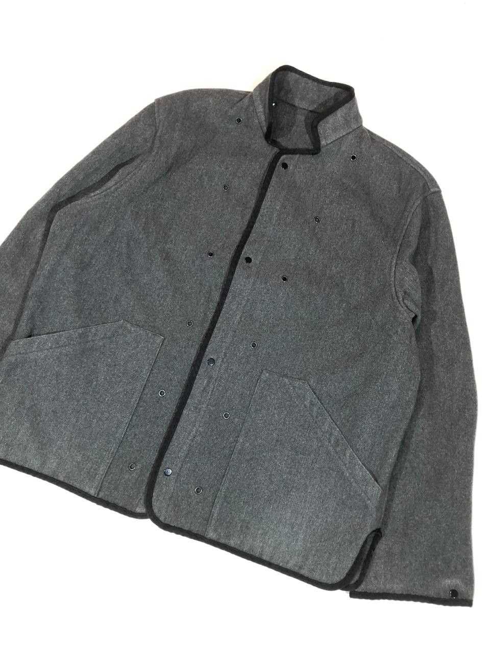 Stone Island × Vintage Vintage Rare Stone Island lining Grey Wool Jacket Size US XL / EU 56 / 4 - 2 Thumbnail