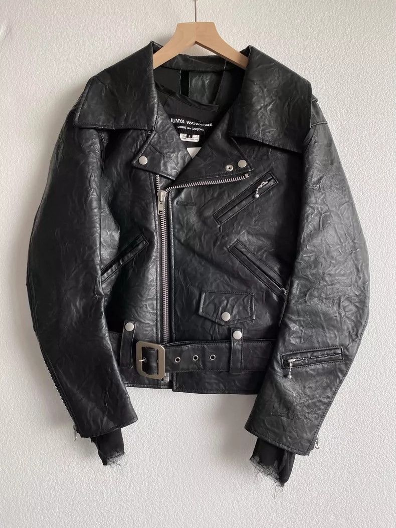 Junya Watanabe Junya Watanabe Junya Watanabe Black Motorcycle Jacket-2506 Size US S / EU 44-46 / 1 - 1 Thumbnail