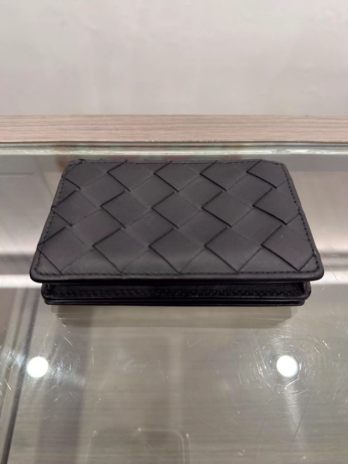 Bottega Veneta BV Intrecciato Black Wallet 8cm New Size ONE SIZE - 3 Thumbnail