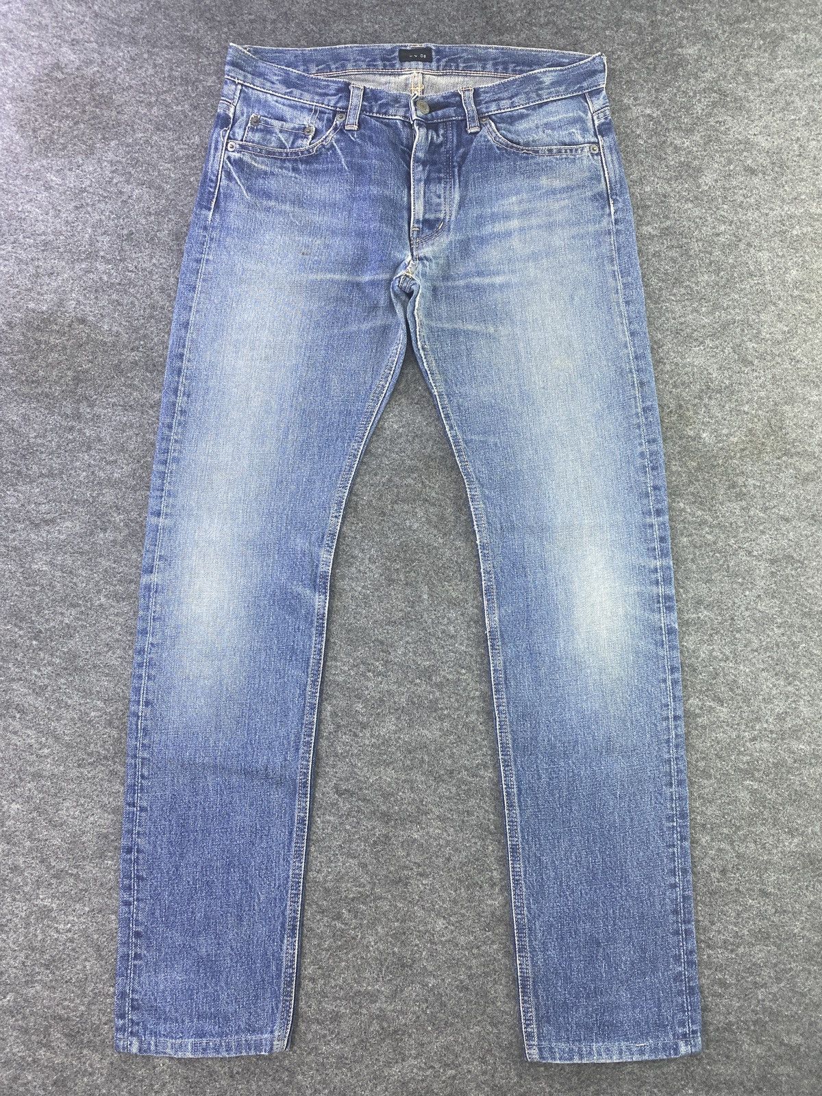 Japanese Brand Domingo DMG Blue Wash Jeans-J854