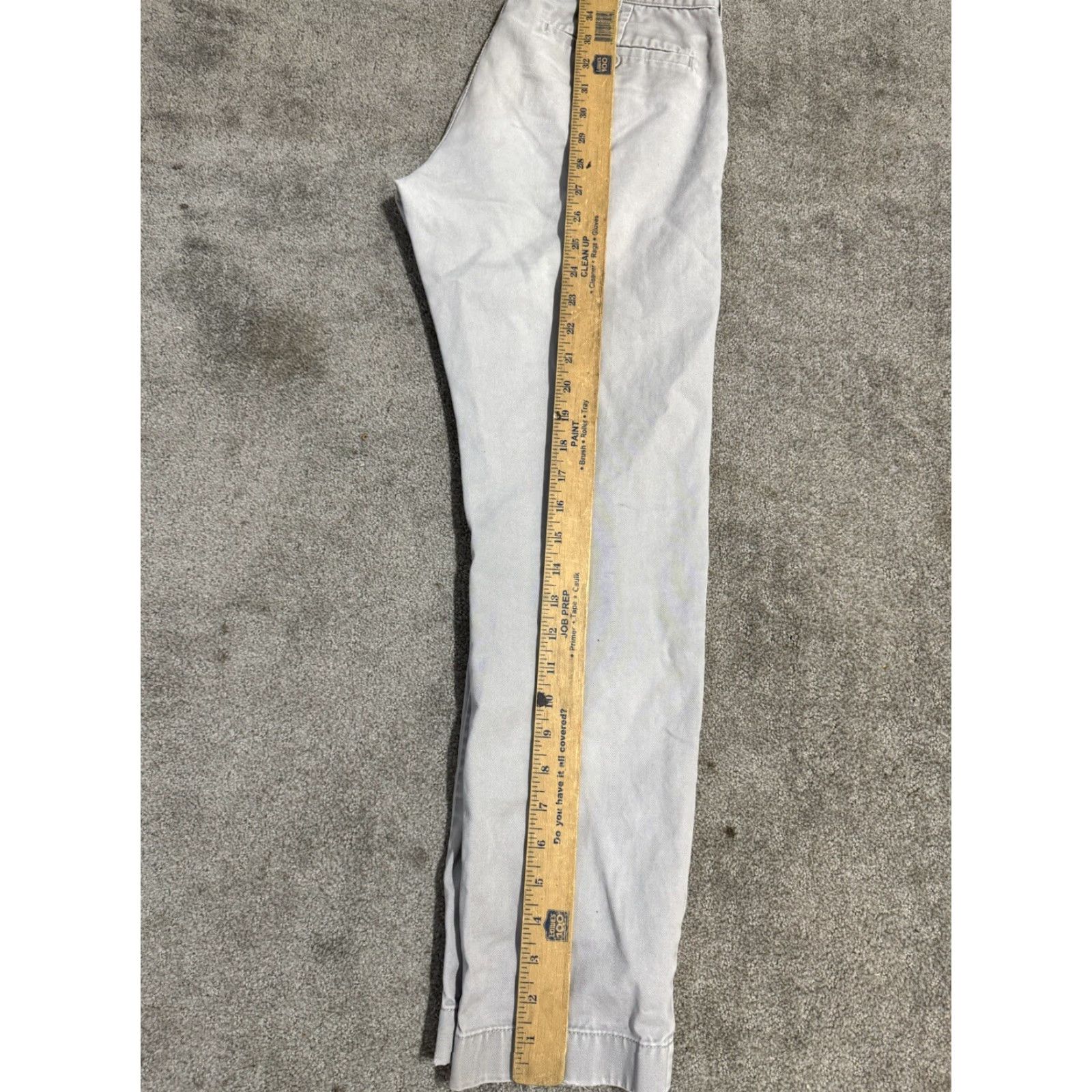 J.Crew J.Crew Slim Fit Chino Pants Adult 30x30 Gray Solid Button Zip Mens Size US 30 / EU 46 - 6 Thumbnail