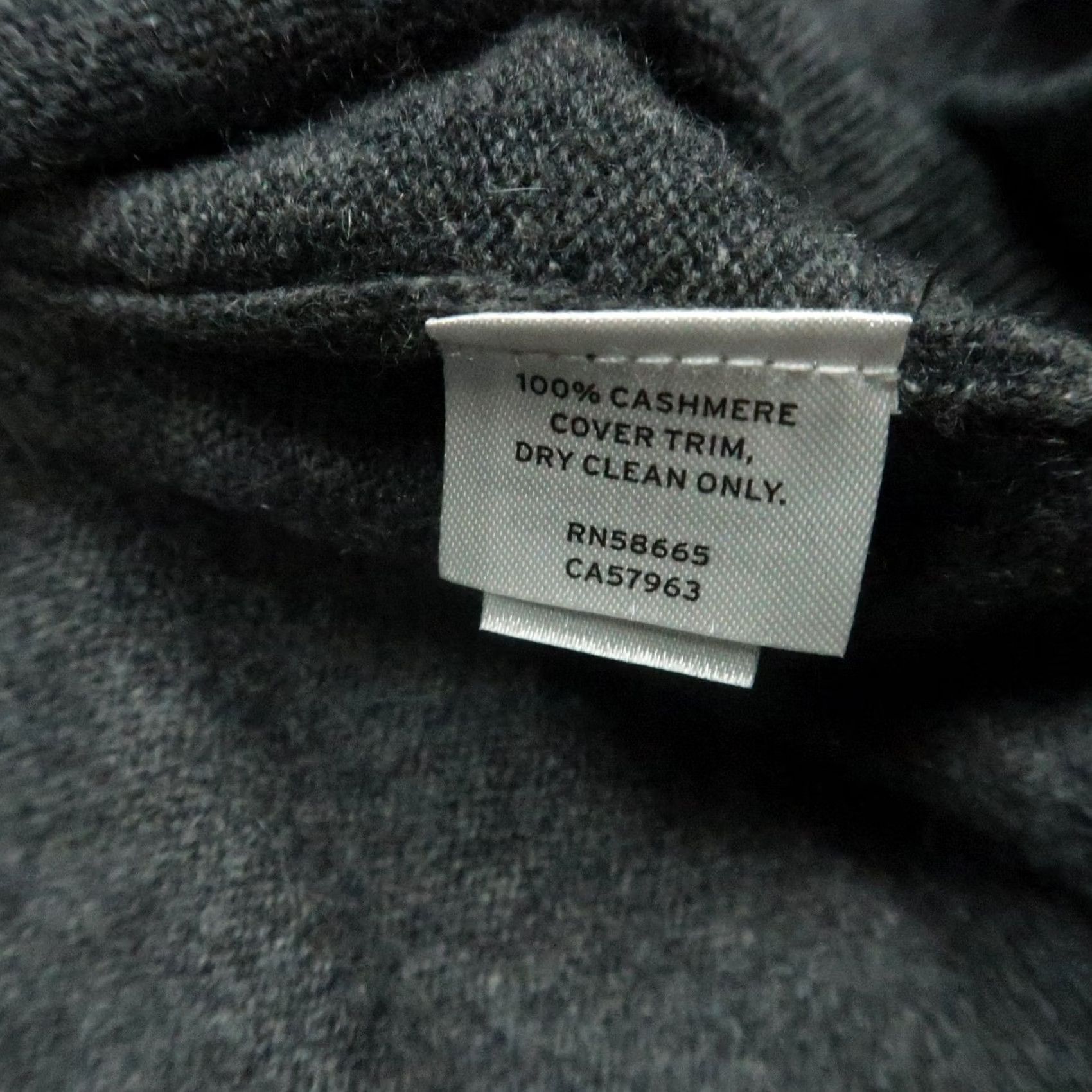 Nordstrom Nordstrom Mens XL Gray Quarter Zip Cashmere Mock Neck Sweater Pullover Knit 1/4 Zip Casual Regular Chest 48 in Dry Clean Only Size US XL / EU 56 / 4 - 4 Thumbnail