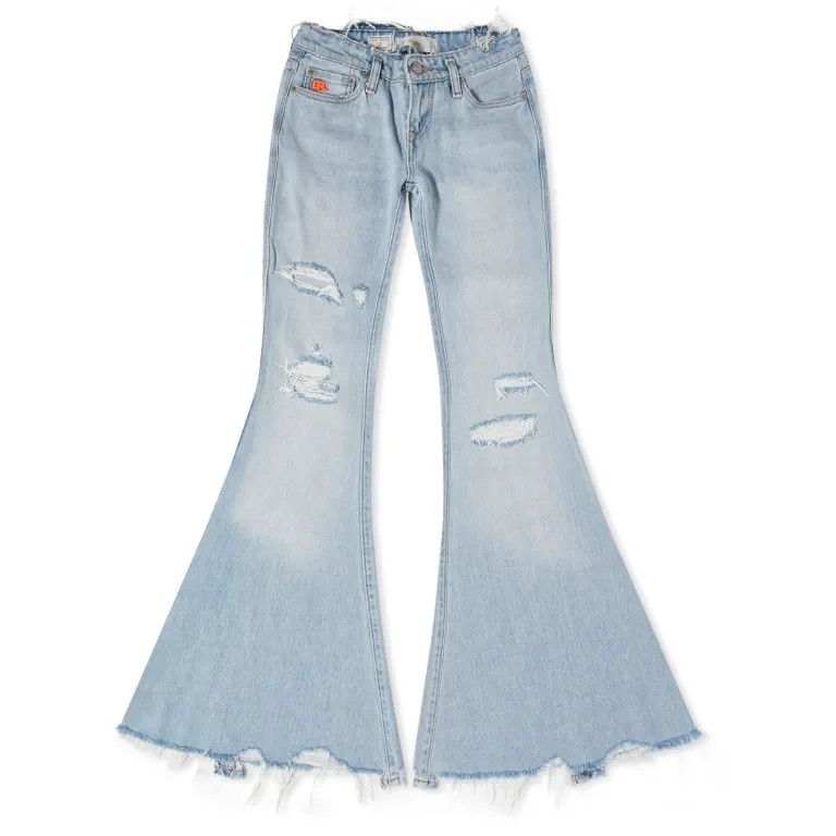 ERL × Levi's o1mle0824 Low-Rise Flared Jeans in Light Blue Size 26" / US 2 / IT 38 - 1 Thumbnail