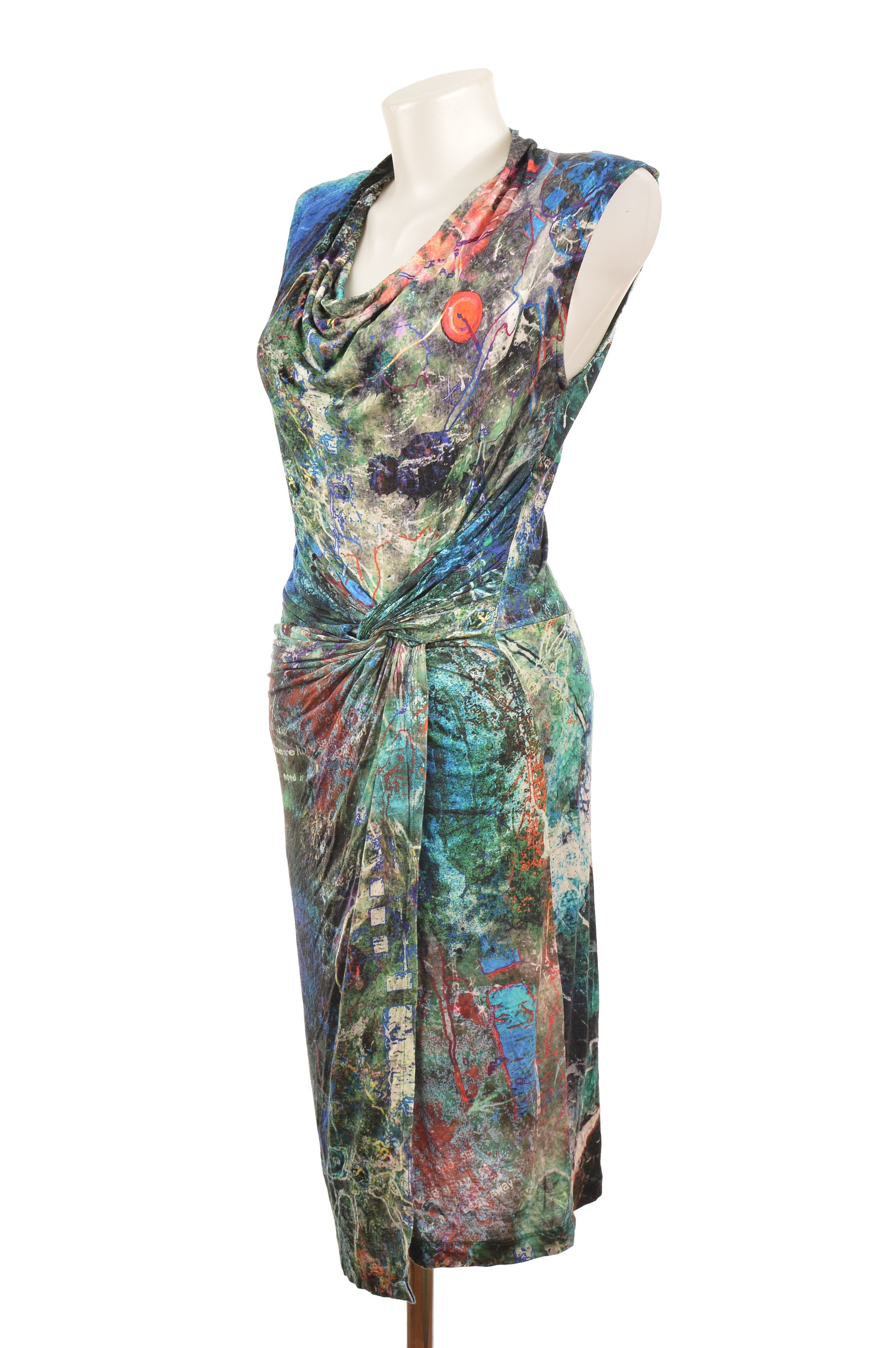 Desigual Desigual Presents Dream Runway Viscose Dress Size M / US 6-8 / IT 42-44 - 4 Thumbnail