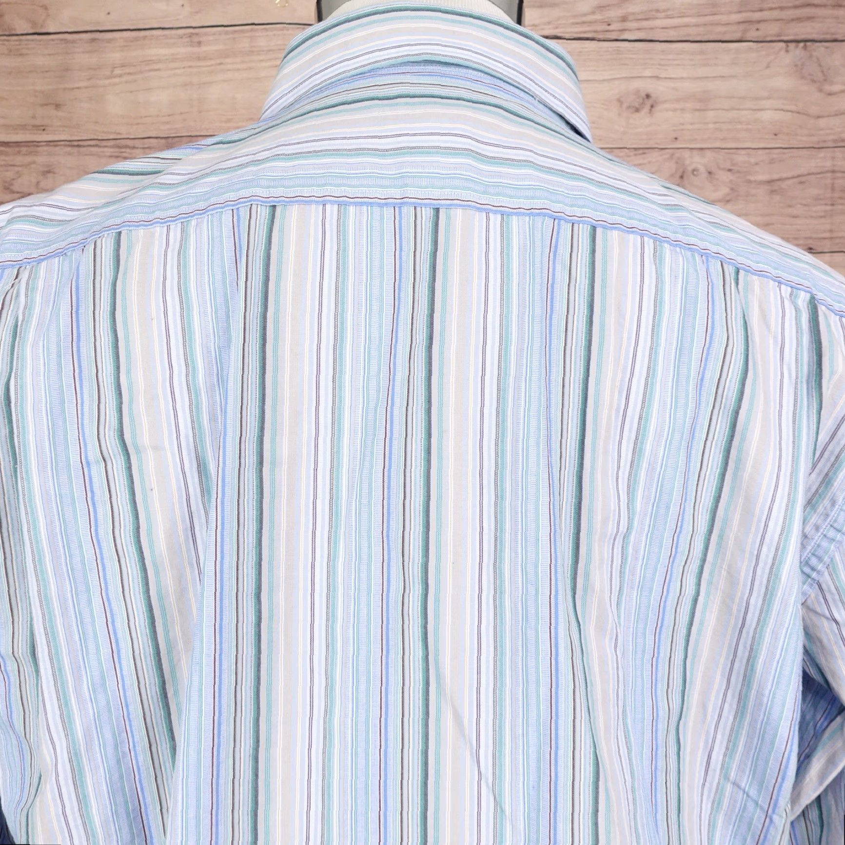 Gap Vintage Gap Men's Long Sleeve Striped Button-Up Shirt Size Large Size US L / EU 52-54 / 3 - 5 Thumbnail