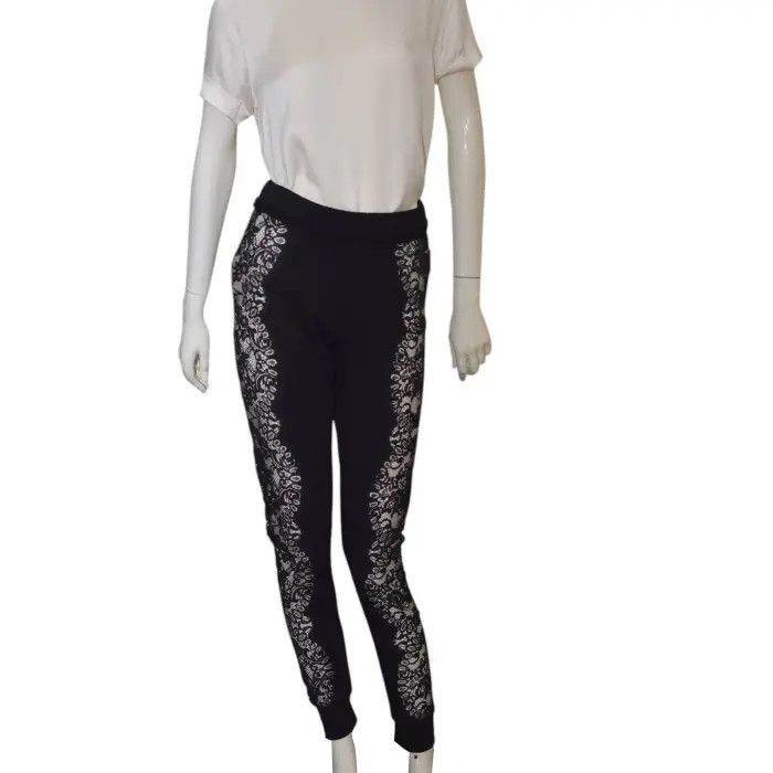 Philipp Plein Philipp Plein Couture Black Cotton Trousers Size 25" / US 0 / IT 36 - 2 Thumbnail