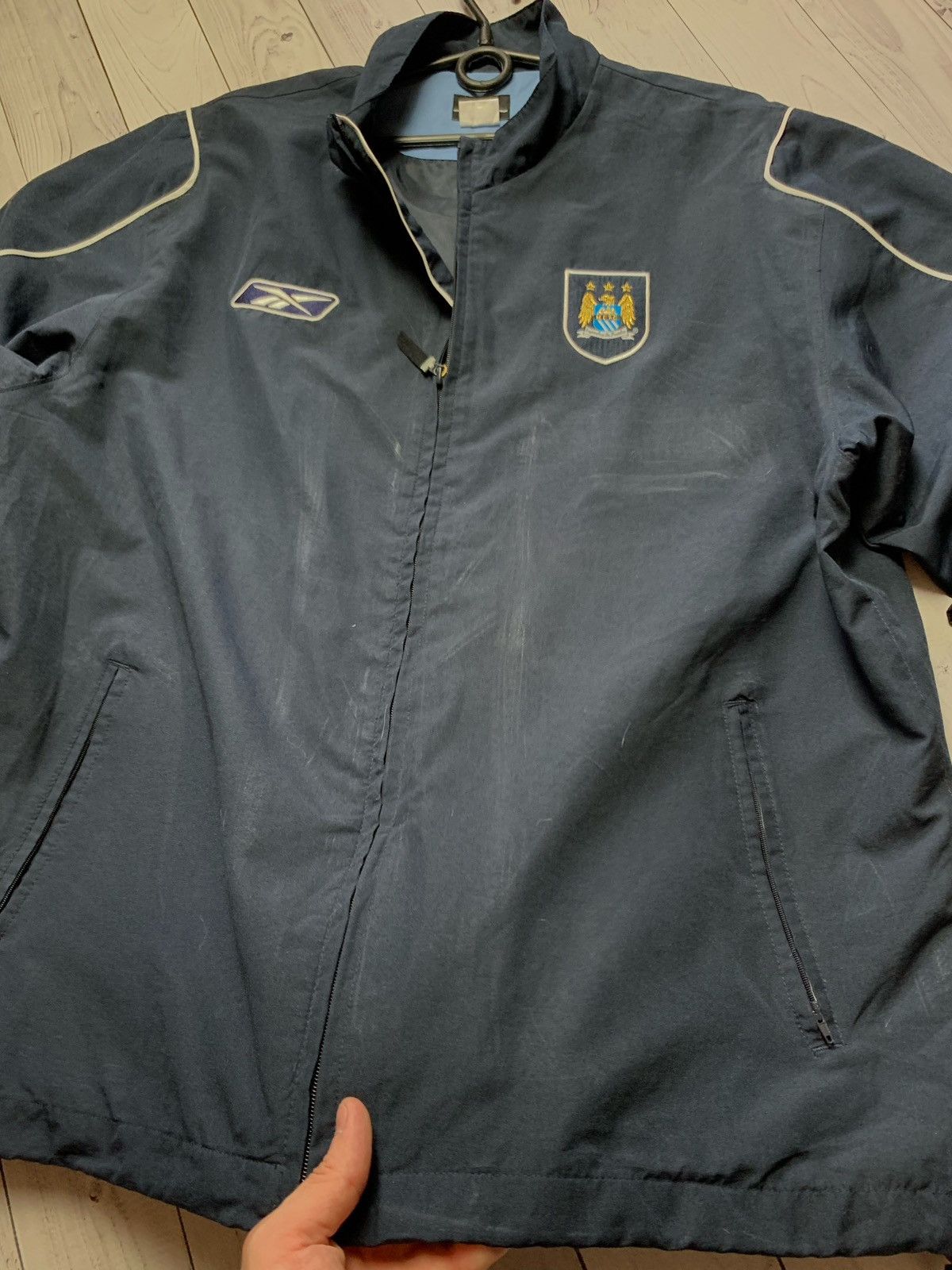 Reebok × Vintage Manchester City Reebok vintage track jacket Size XL Size US XL / EU 56 / 4 - 5 Thumbnail