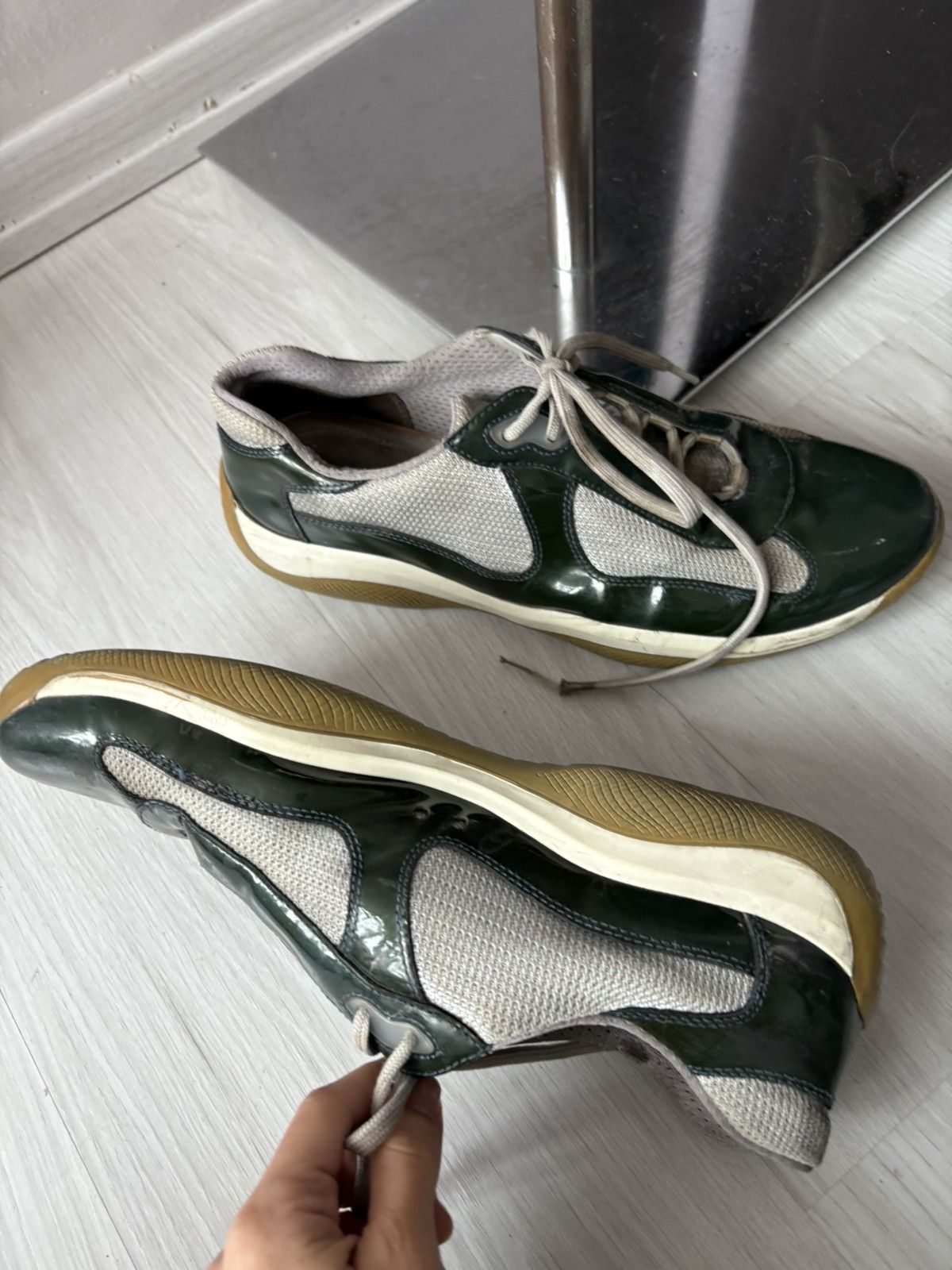Prada PRADA AMERICAN CUP SNEAKERS Size US 10.5 / EU 43-44 - 11 Thumbnail