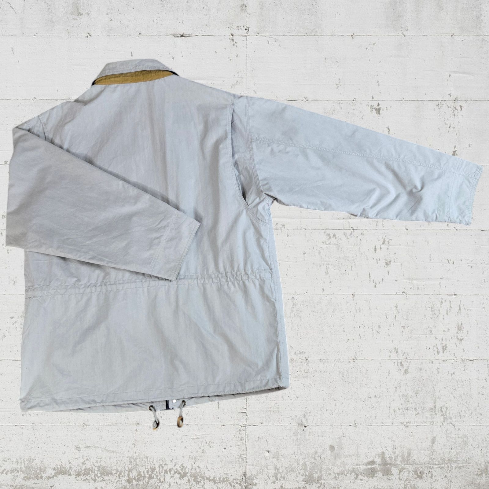 Eddie Bauer 90s Eddie Bauer Utility Golf Jacket Pale Khaki Canvas Size US M / EU 48-50 / 2 - 15 Thumbnail