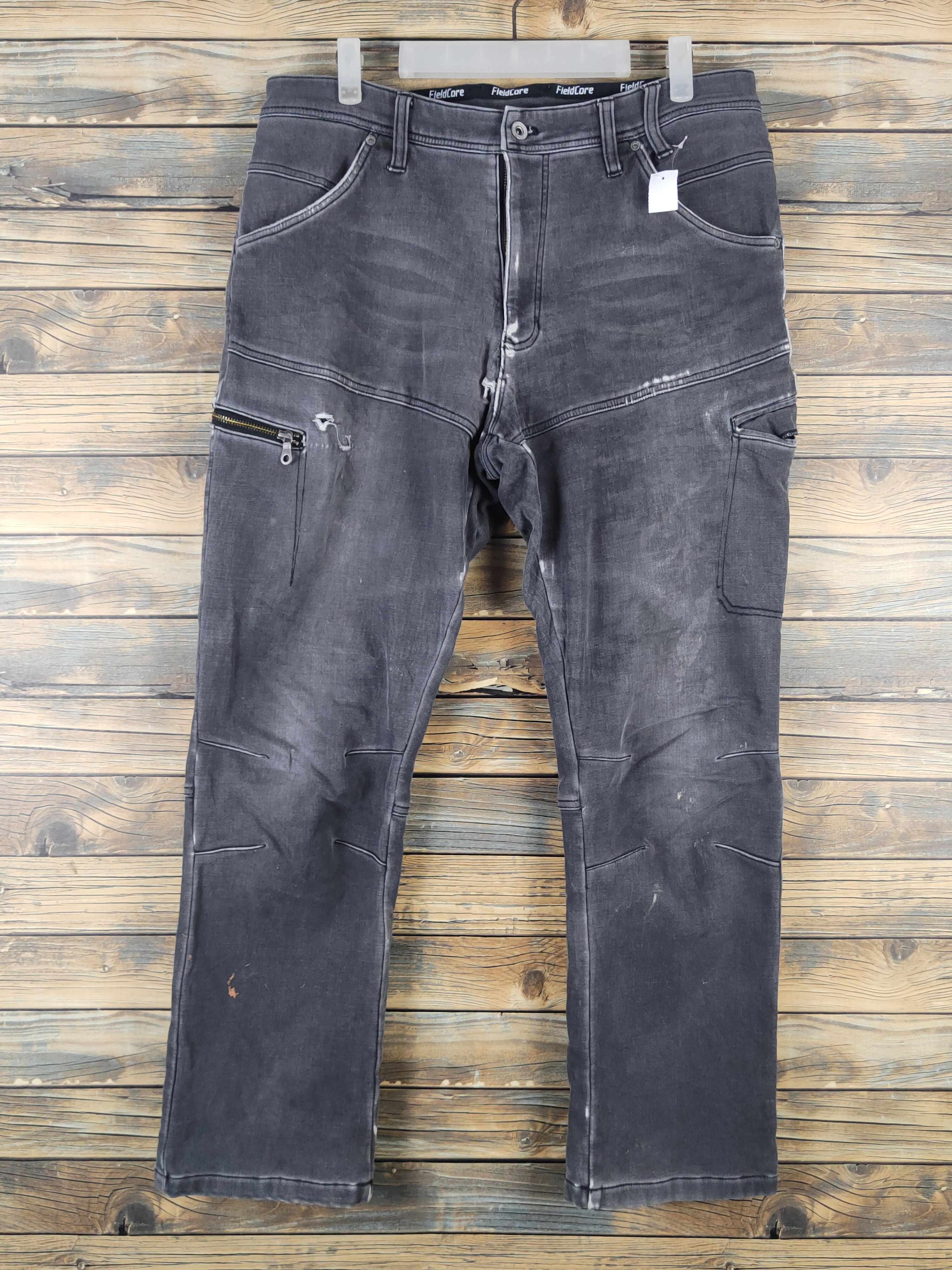 DL FieldCore Black Faded Multipocket Cargo Pants #800