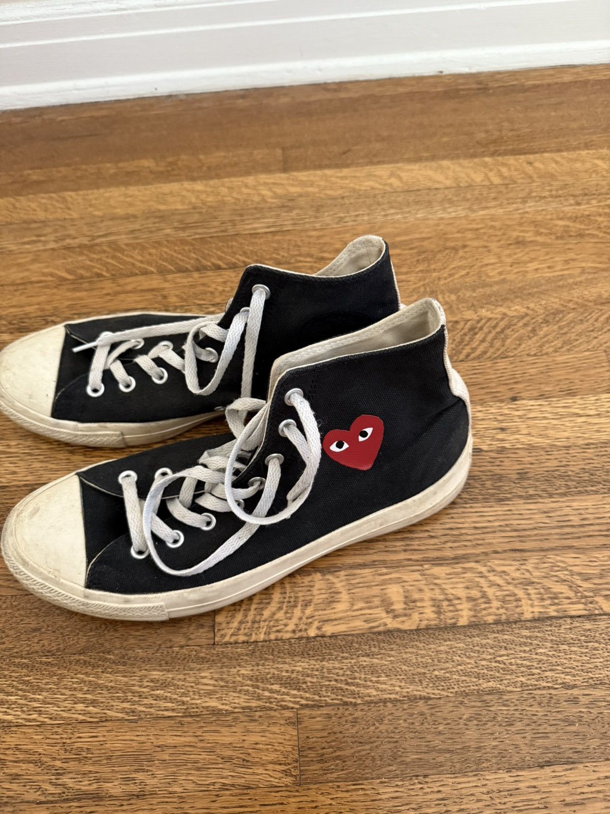 Comme des Garcons Comme des Garçons x Chuck Taylor All Star Hi 'Black' Size US 10 / EU 43 - 6 Thumbnail