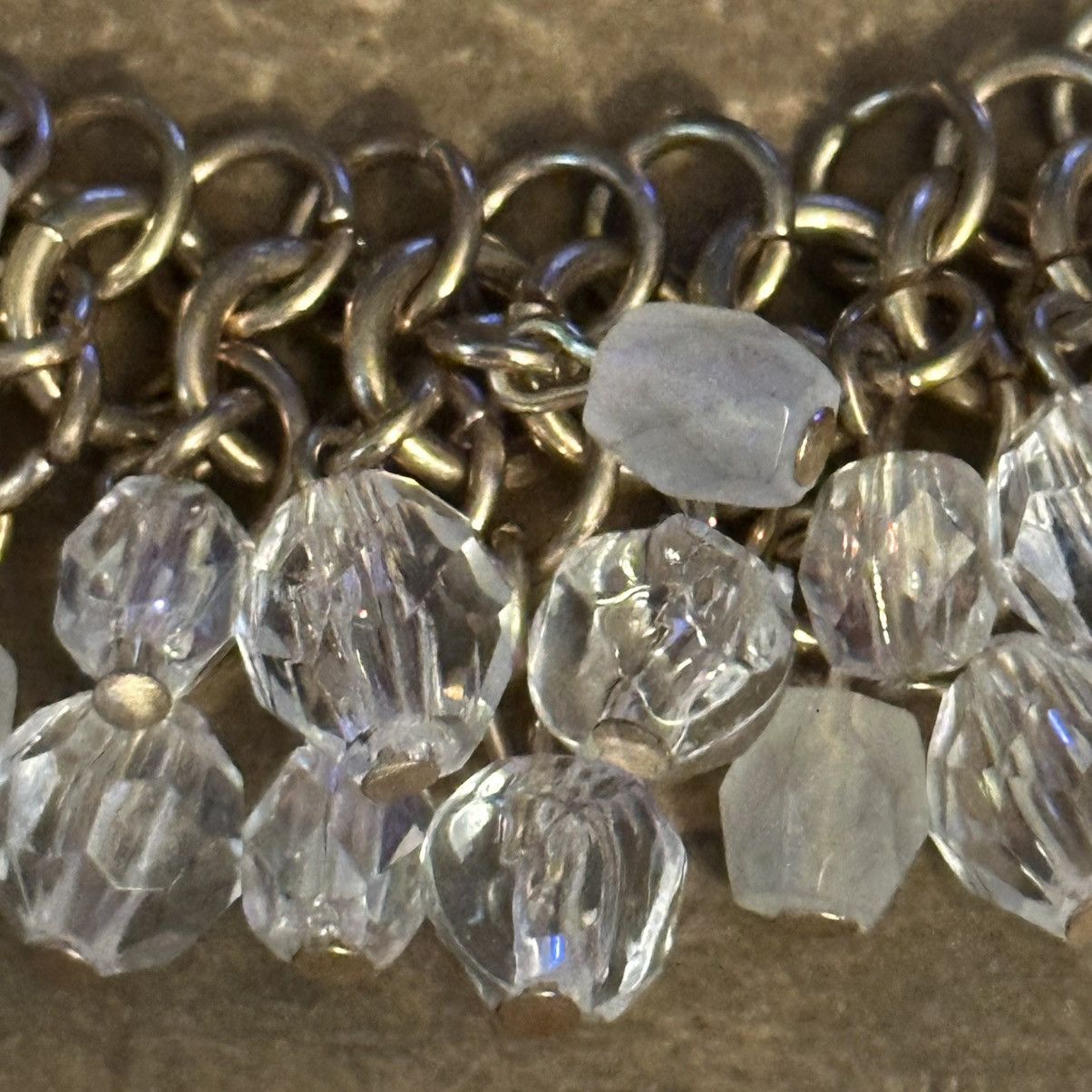 Other Clear cluster bead shaker necklace Size ONE SIZE - 4 Thumbnail