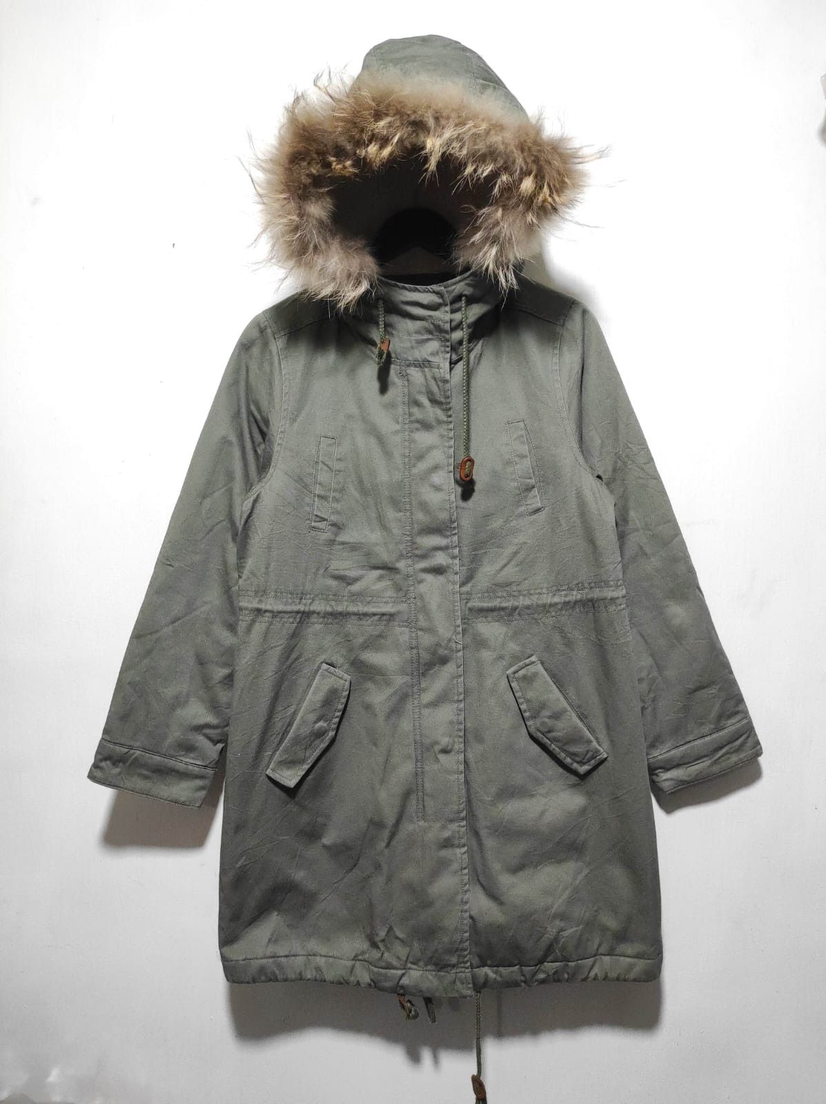 Japanese Brand Comfort Basic Fur Parka Hoodie Jacket LGB style Size US M / EU 48-50 / 2 - 2 Thumbnail