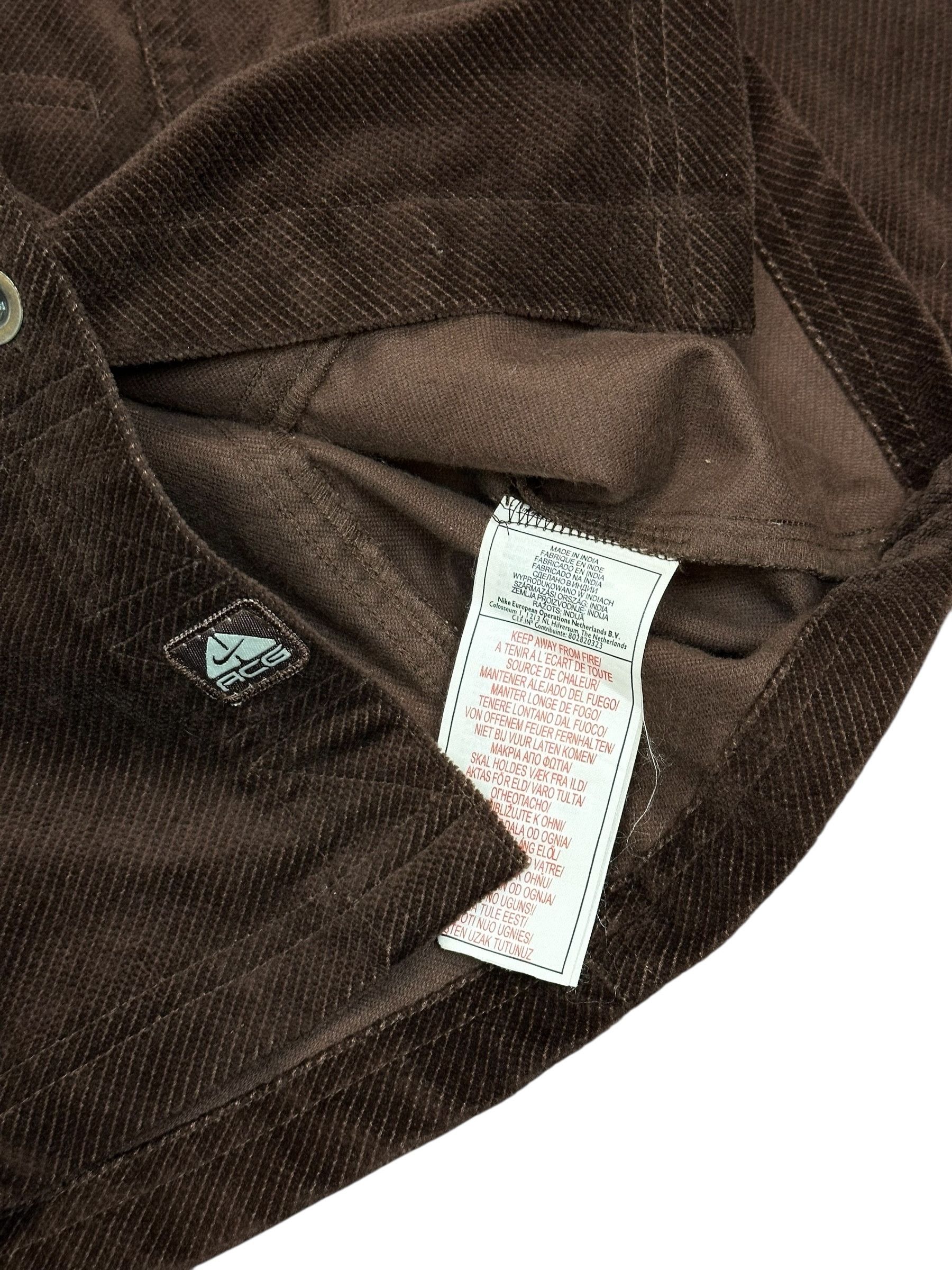 Nike ACG Nike Acg Velvet corduroy vintage shirt Size S / US 4 / IT 40 - 4 Thumbnail