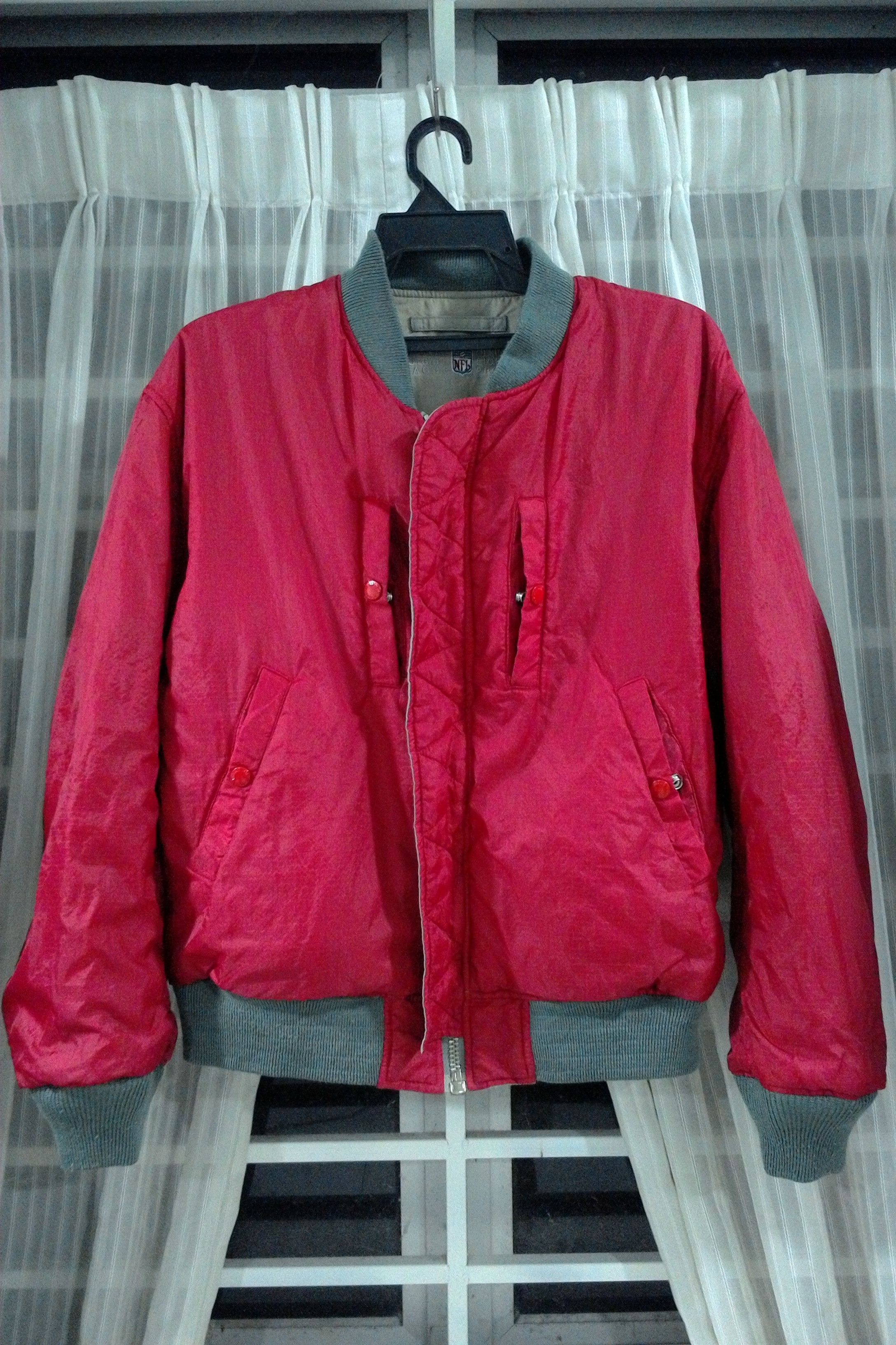 NFL × Vintage NFL Reversible Bombers Jacket Size L / US 10 / IT 46 - 3 Thumbnail