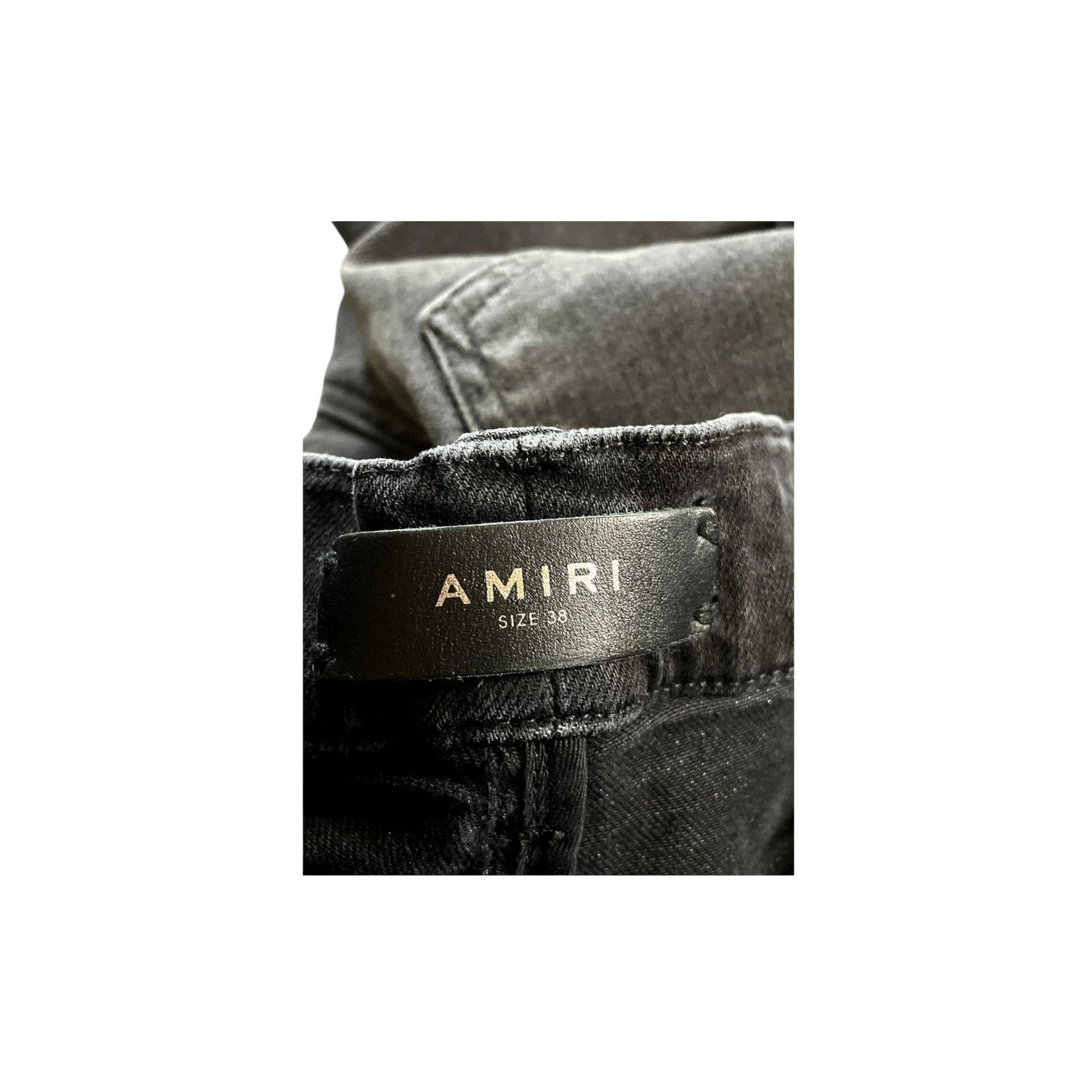 Amiri Amiri Track Stripe Black & Blue Jeans Size US 38 / EU 54 - 4 Thumbnail