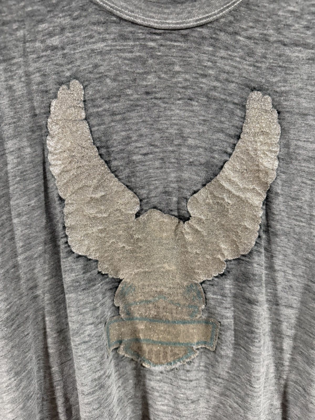 Vintage 1980s Vintage Harley Davidson Cropped Distressed Cut Off M Size US M / EU 48-50 / 2 - 3 Thumbnail