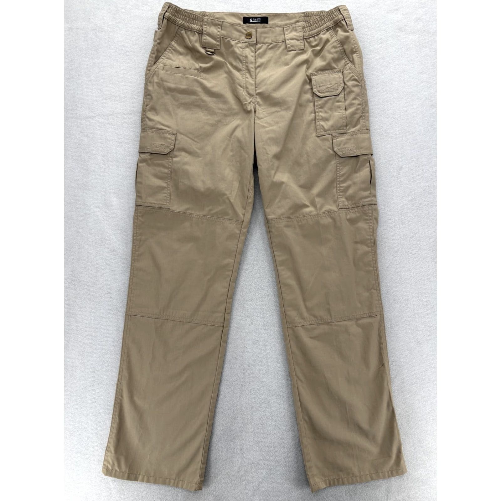 Vintage 5.11 Tactical Taclite Pro Pants Womens 16 Long Khaki Cargo Outdoor Ripstop Trail Size 38" / US 16 / IT 52 - 2 Thumbnail