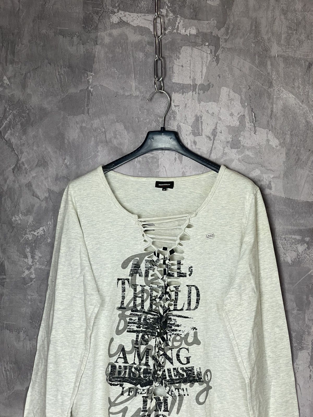 Japanese Brand × Miss Sixty 💥Y2K💥Miss Sixty longsleeve With Hysteric Glamour Design Size M / US 6-8 / IT 42-44 - 3 Thumbnail