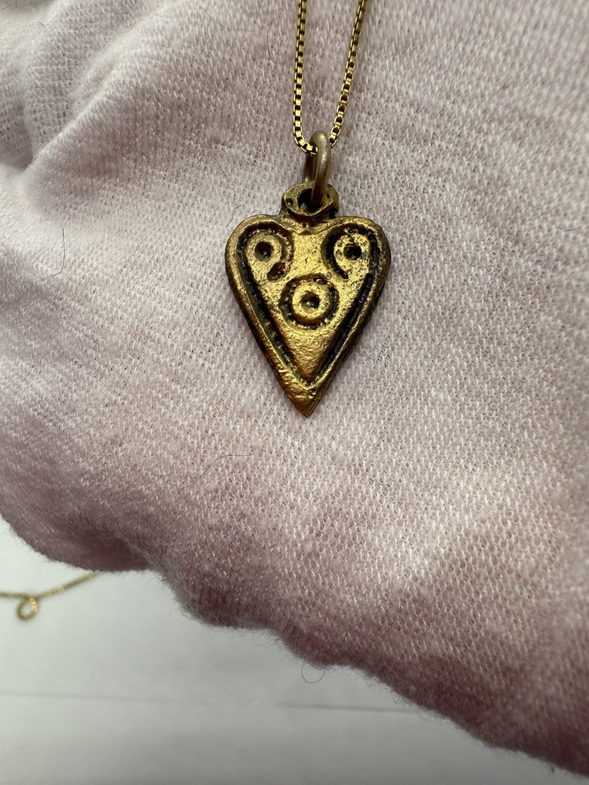 PICARD Celtic Viking Gold Heart Pendant Necklace - Women's Jewelry Size ONE SIZE - 2 Thumbnail