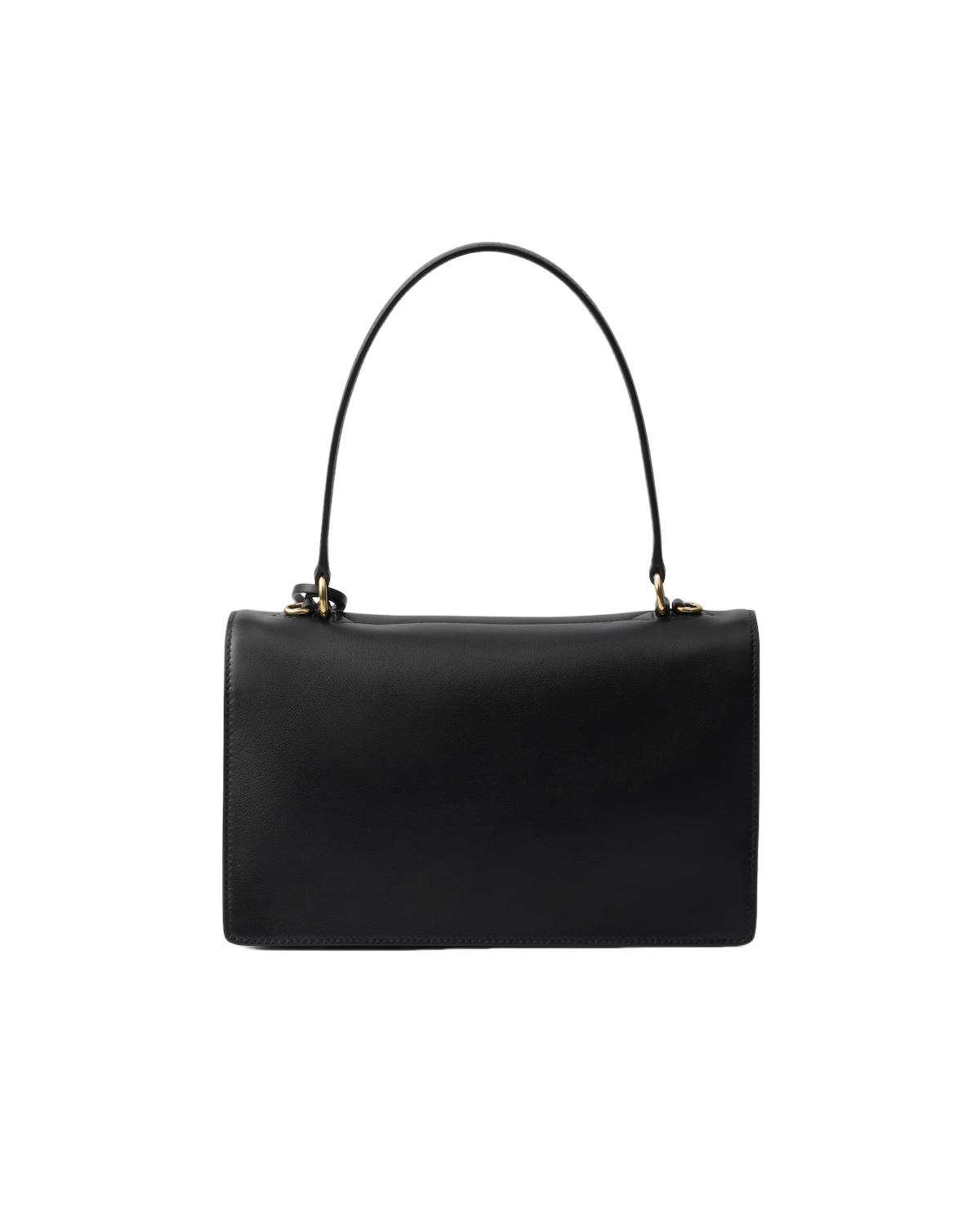 Prada PRADA Medium Black Leather Shoulder Bag New & Authentic Size ONE SIZE - 3 Thumbnail