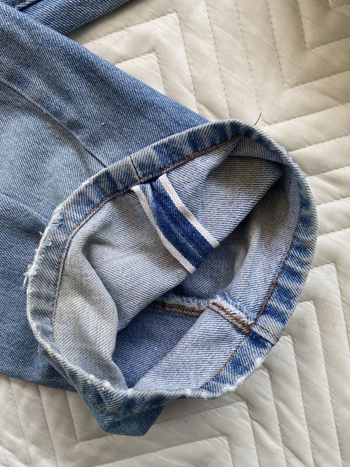 Levi's True Vintage 70s Levis 501 Small E Selvedge Size US 30 / EU 46 - 7 Thumbnail