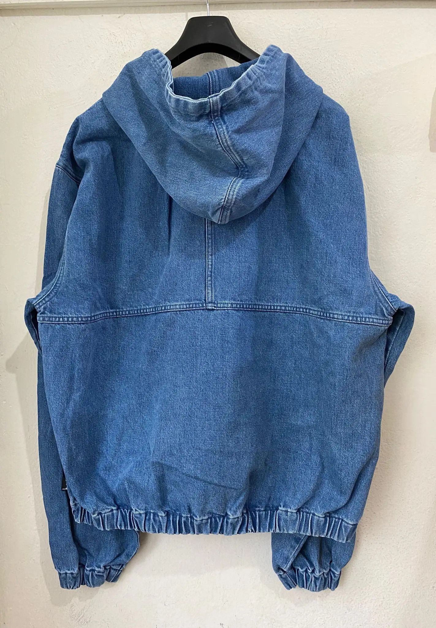 Stussy Denim Hooded Zip Work Jacket Size US XXL / EU 58 / 5 - 9 Thumbnail