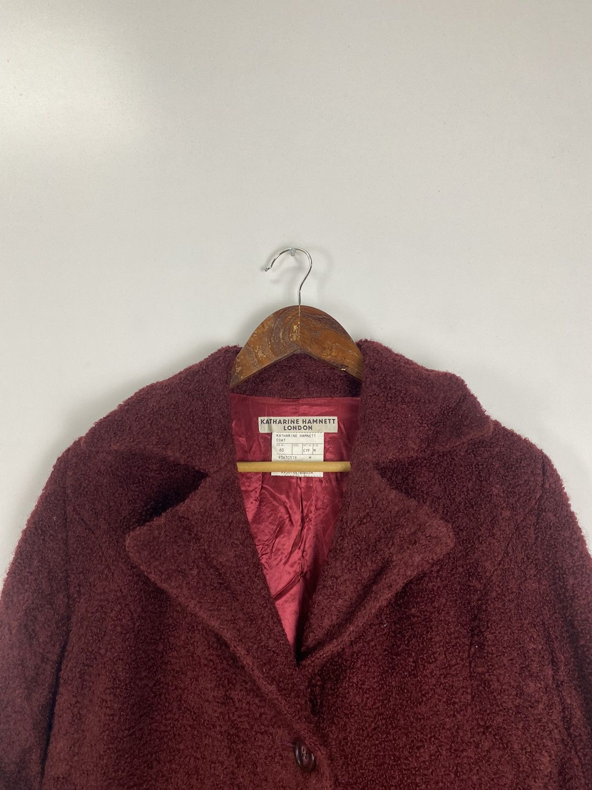 Vintage Katharine Hamnett London Long Coat Size US M / EU 48-50 / 2 - 7 Thumbnail