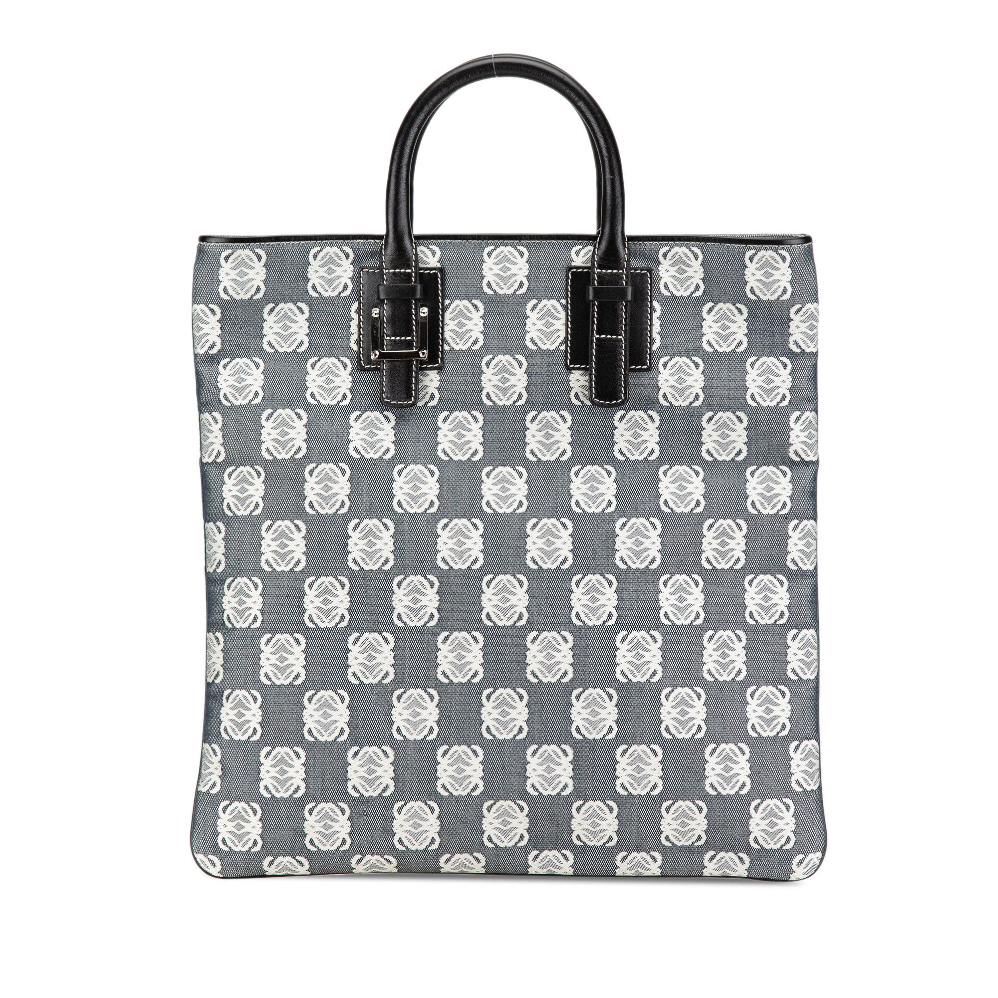 Loewe LOEWE Anagram Canvas Tote Gray Size ONE SIZE - 1 Thumbnail
