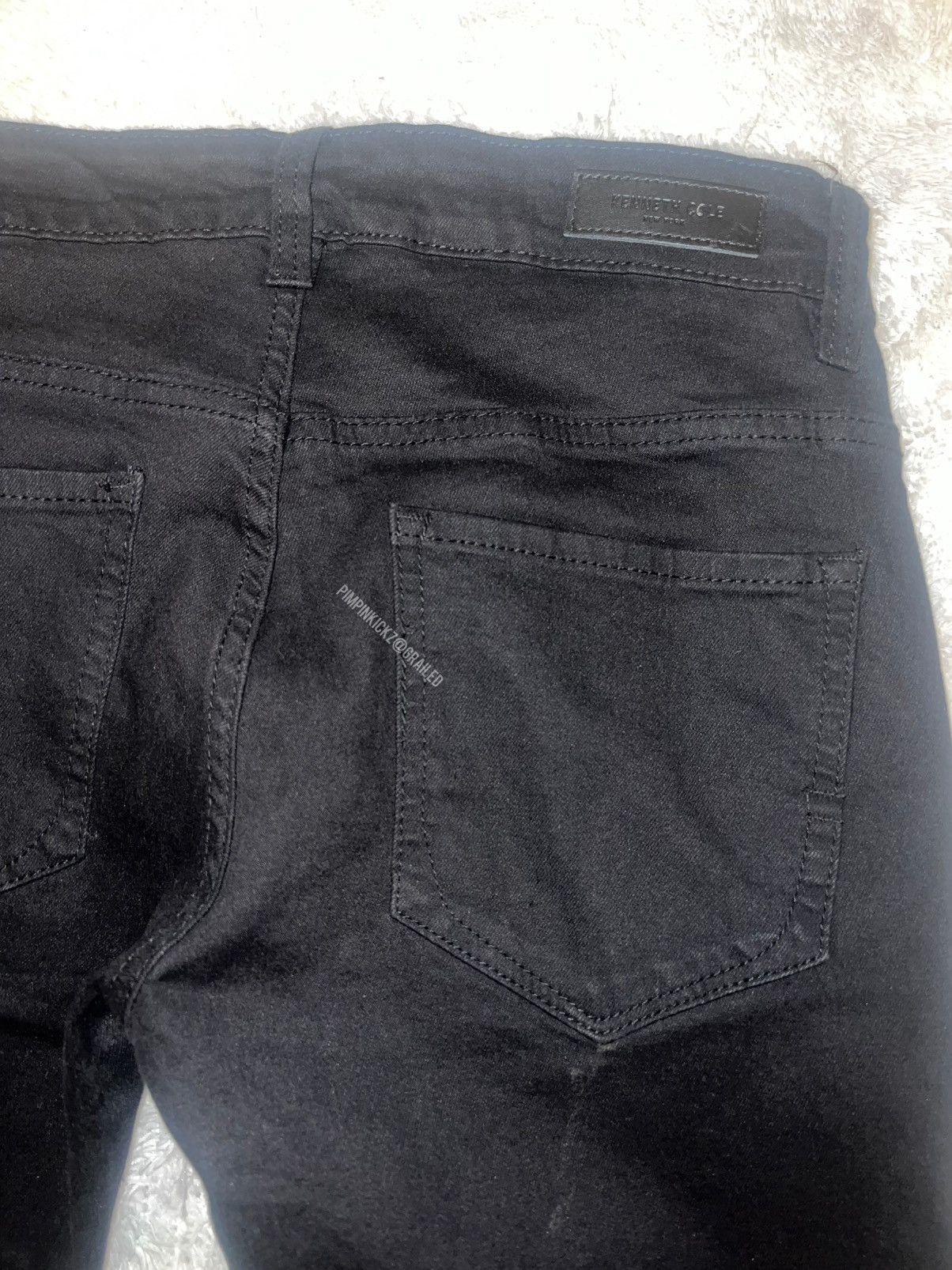 Kenneth Cole Mens Kenneth Cole black denim jeans Size US 28 / EU 44 - 4 Thumbnail