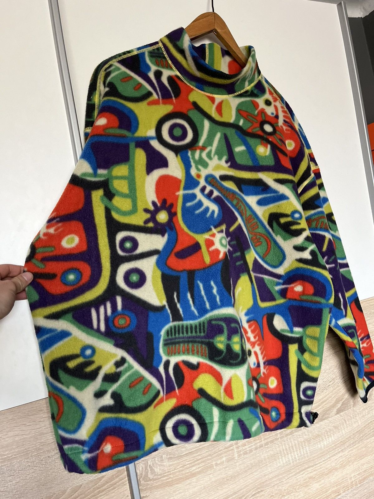 Japanese Brand × Vintage Vintage 90’s Abstract Polar Jacket Nordica Made In EU Unique Size US L / EU 52-54 / 3 - 2 Thumbnail