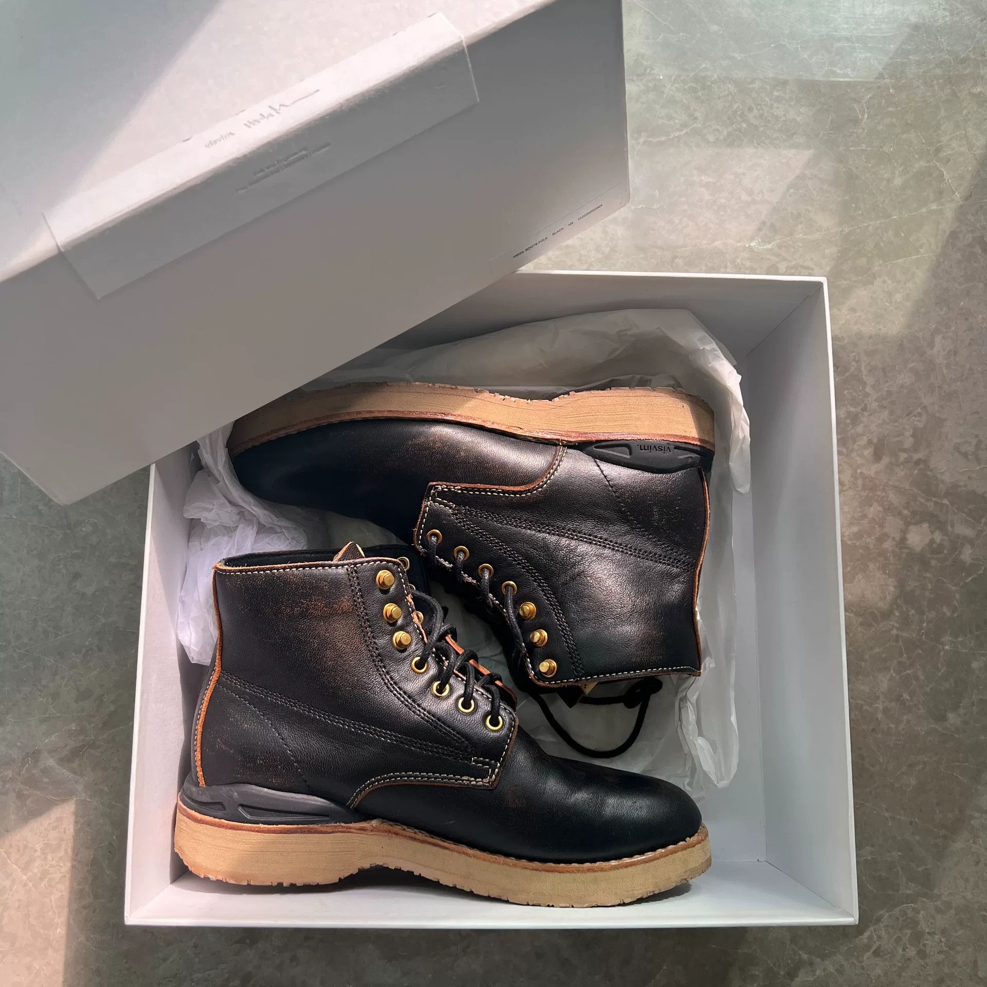Visvim VISVIM 22AW VIRGIL BOOTS-FOLK Size US 8 / EU 41 - 1 Thumbnail