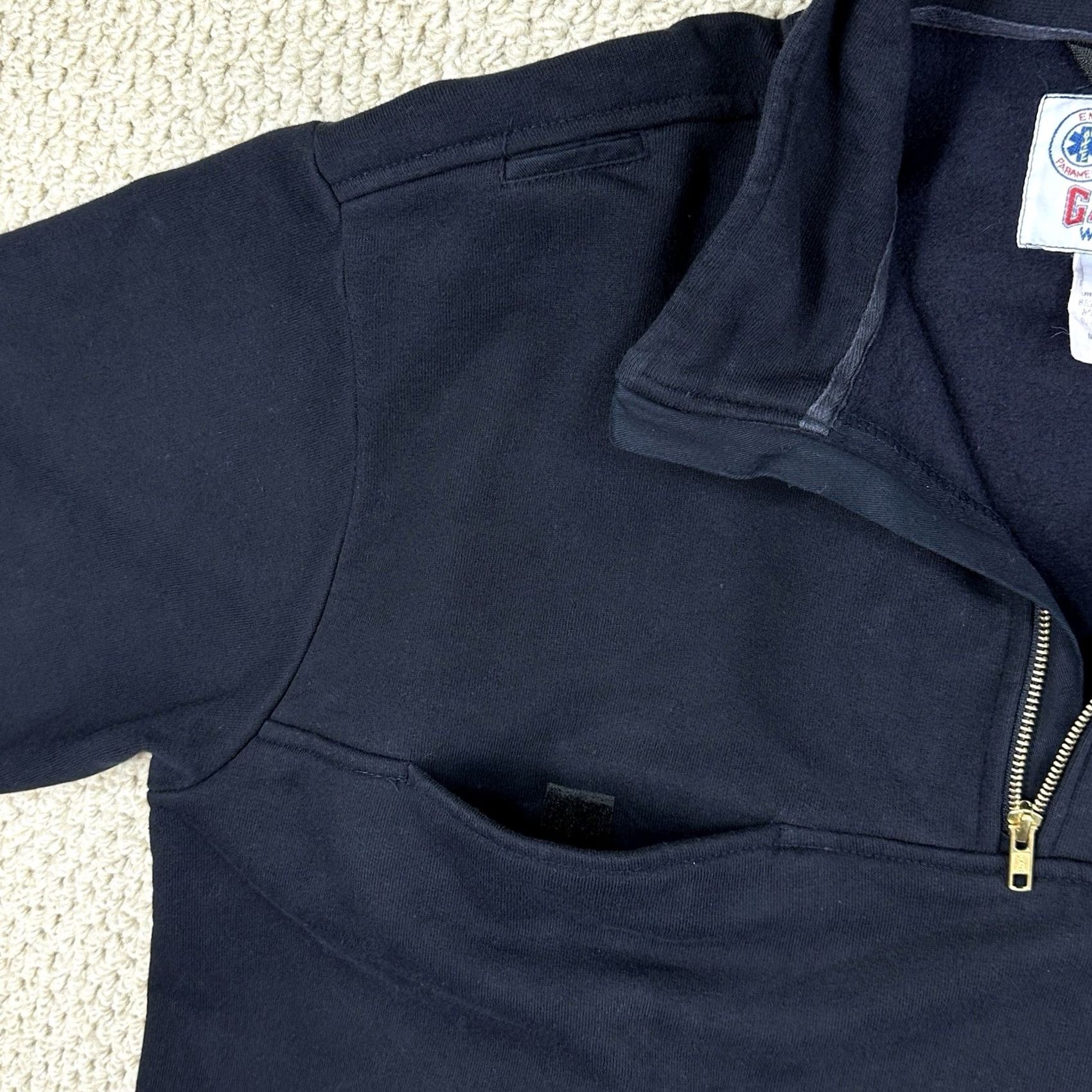 Vintage VINTAGE GAME Sweatshirt Mens 2XL Black 1/4 Zip Mock Hunt With Henry USA Made Size US XXL / EU 58 / 5 - 7 Thumbnail