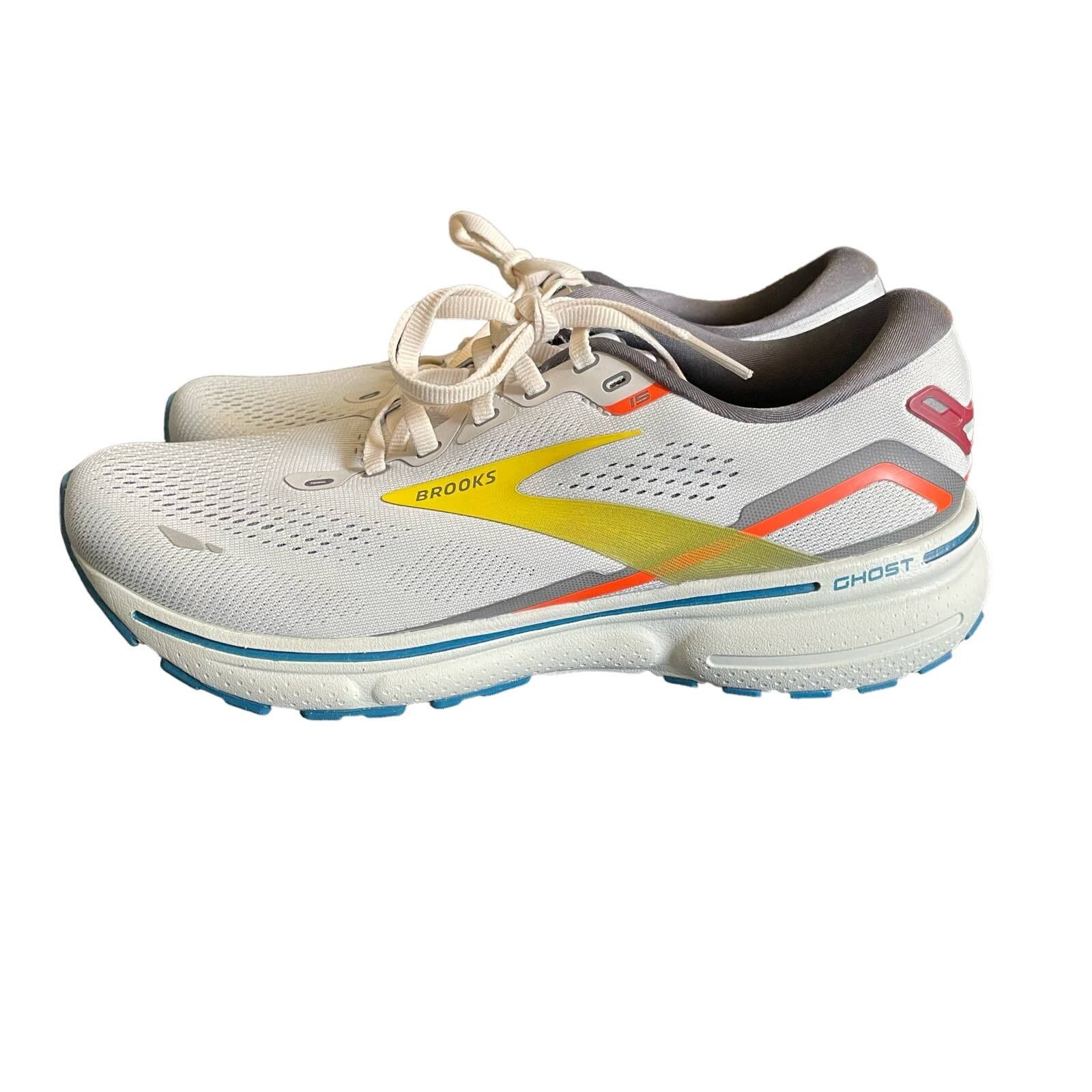 Brooks Ghost 15 Men's White New Running Shoes Size
