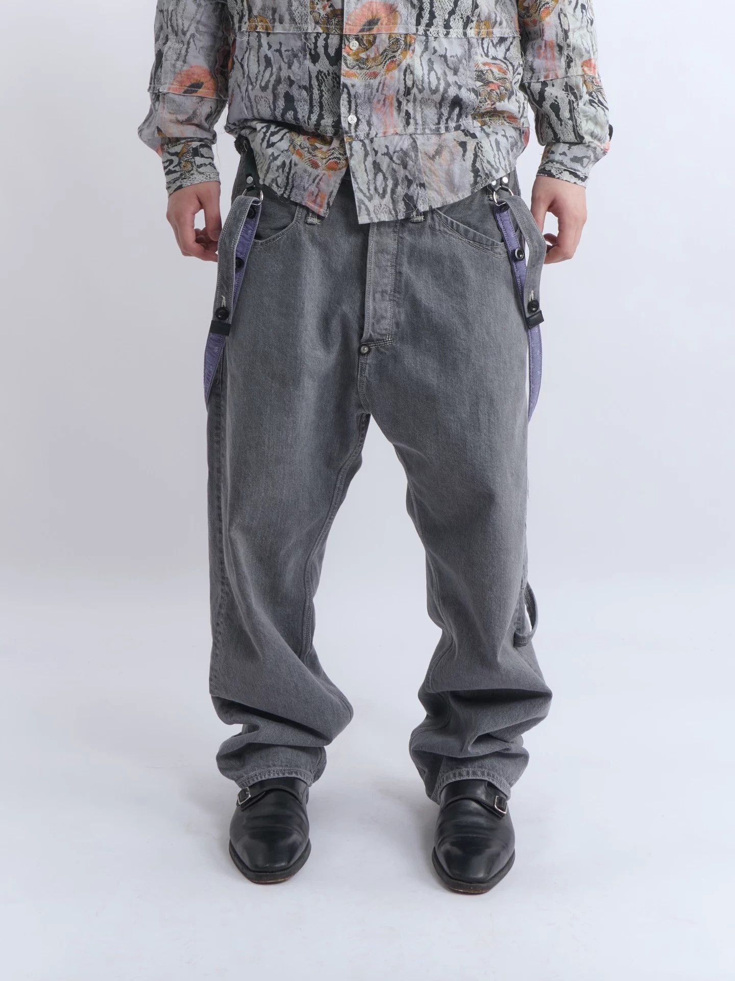 Junya Watanabe Junya Watanabe x Levi's Suspender Denim Cement Gray Size US 36 / EU 52 - 2 Thumbnail