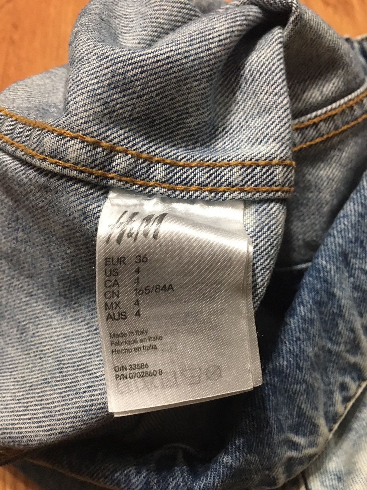H&M × Moschino H&MOSCHINO Cotton Denim Blue Jeans Skirt Size EU36 US4 Size 27" / US 4 / IT 40 - 9 Thumbnail