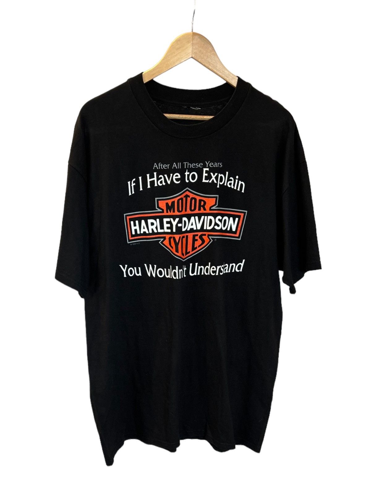 Harley Davidson Vintage 1996 Las Vegas Harley Davidson T-Shirt Size US XXL / EU 58 / 5 - 2 Thumbnail