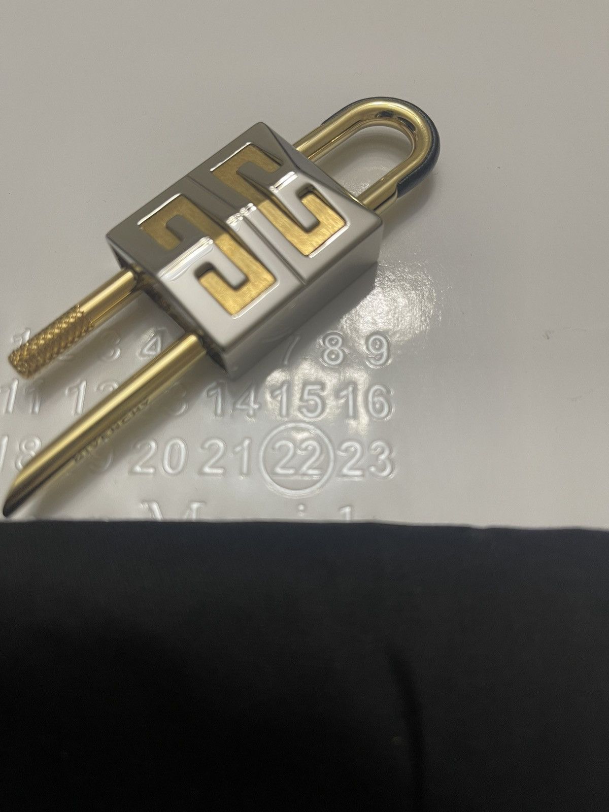 image of Givenchy Lock in Silver, Men's