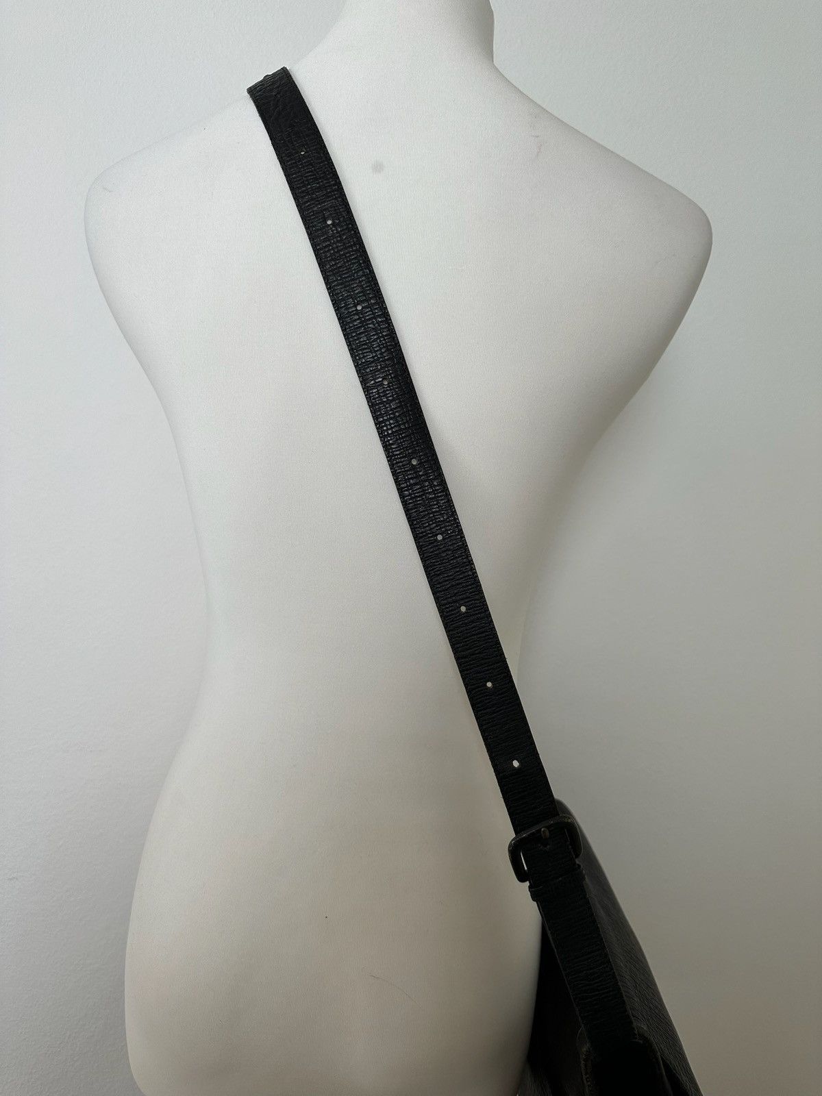 Jean Paul Gaultier Vintage Jean Paul Gaultier Leather Shoulder Bag Black Size ONE SIZE - 14 Thumbnail