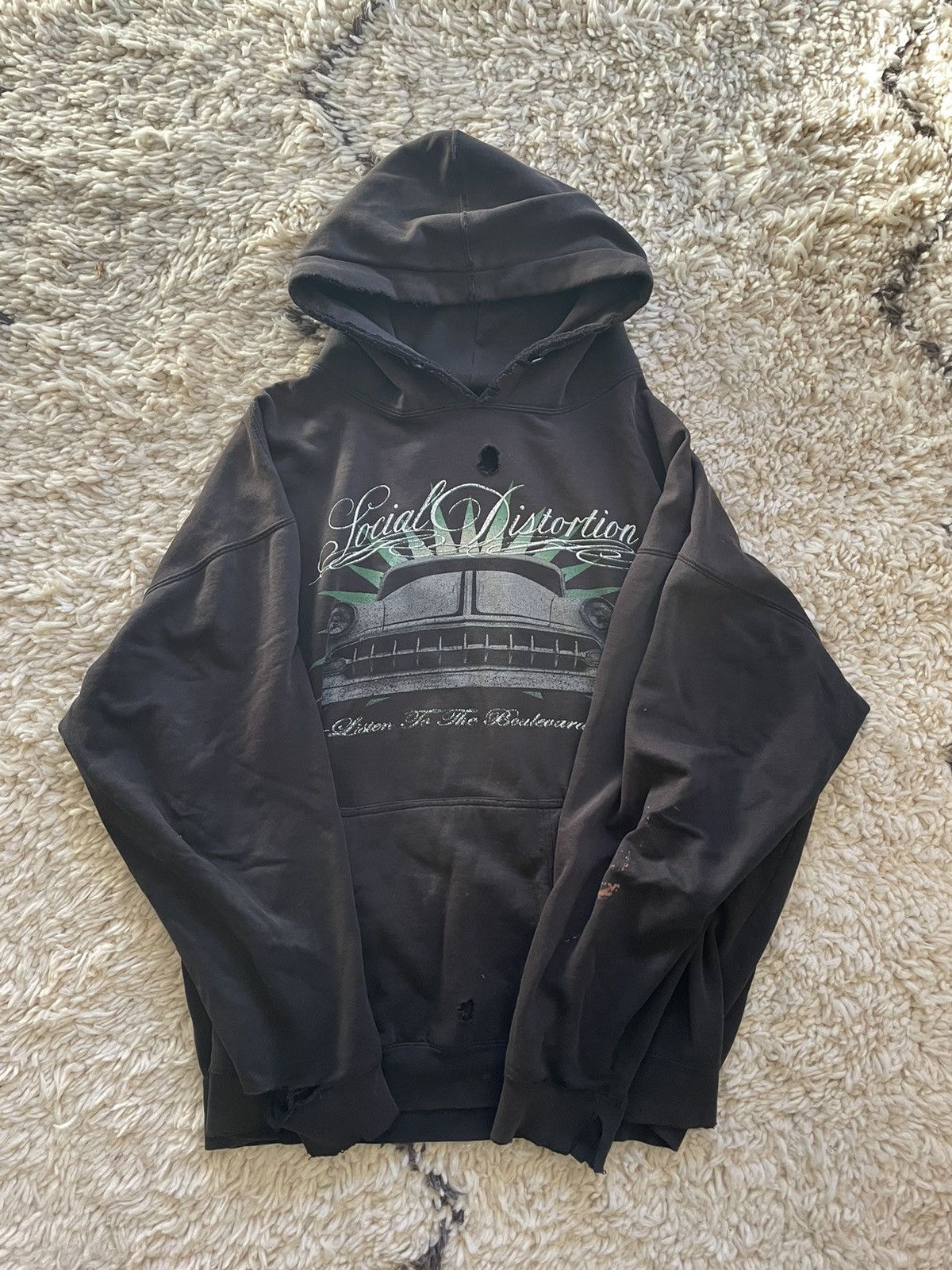 Vintage vintage social distortion hoodie Size US L / EU 52-54 / 3 - 1 Thumbnail