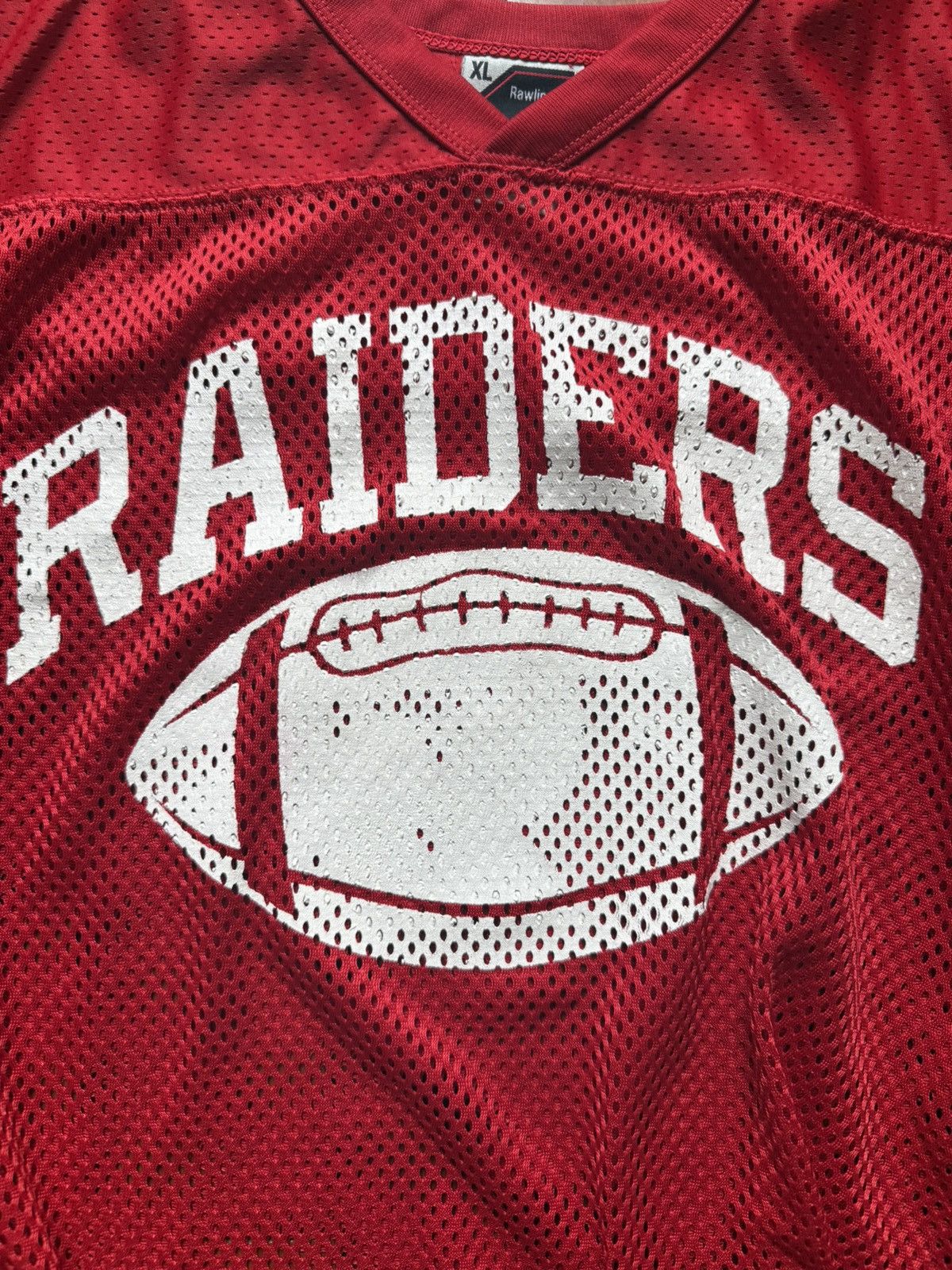 Vintage Jersey XL Red Rawlings misc Raiders jersey Size US XL / EU 56 / 4 - 2 Thumbnail