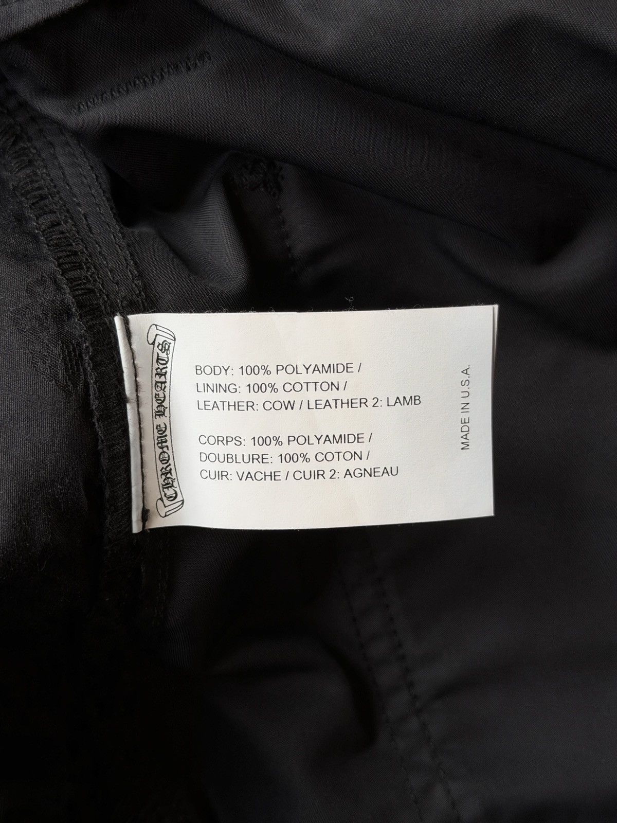 Chrome Hearts Chrome Hearts Nylon/Leather Double Knee Carpenter Pant Black Size US 36 / EU 52 - 14 Thumbnail