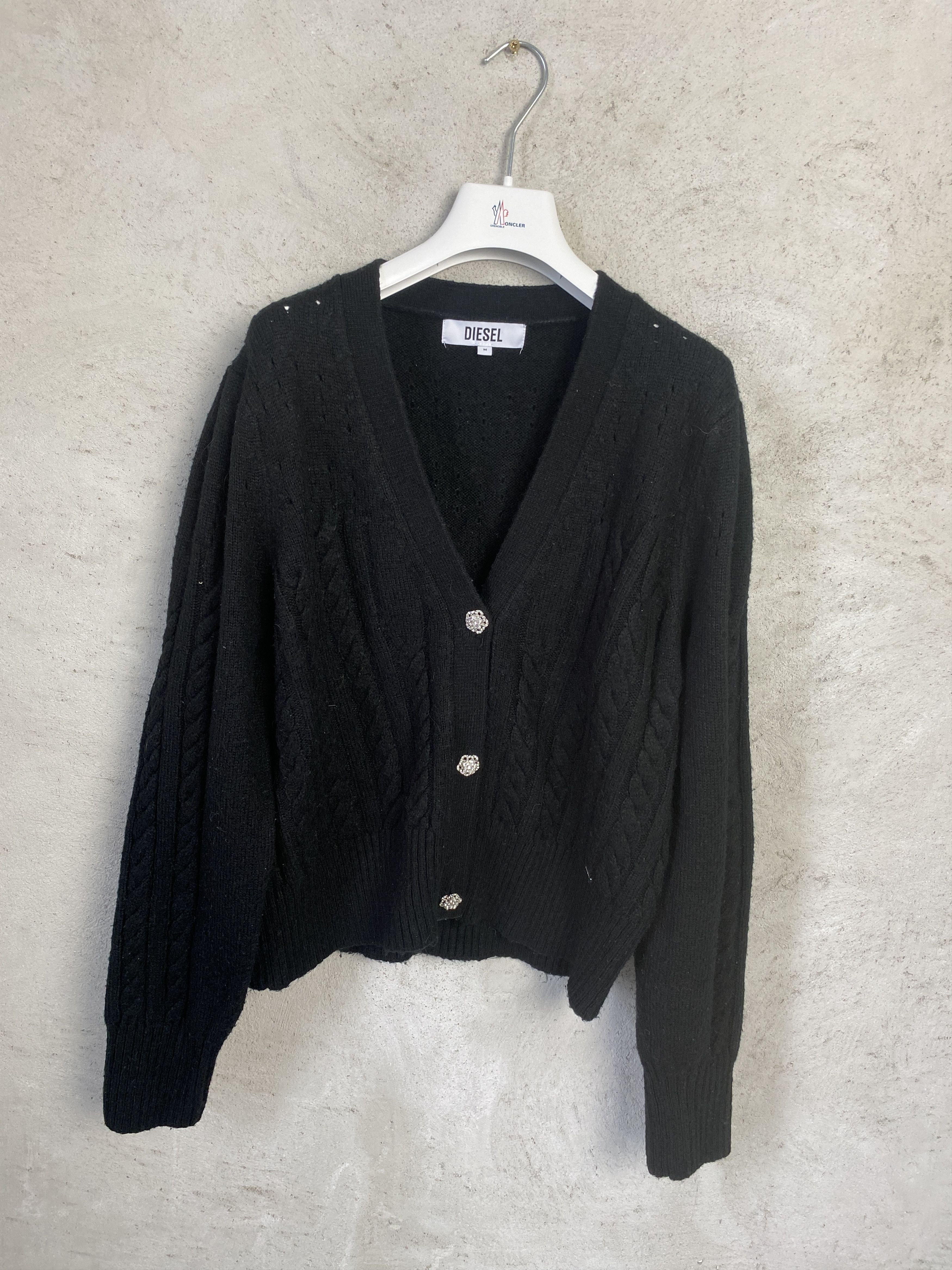 Diesel Diesel rhinestones sweater cardigan knitwear Size M / US 6-8 / IT 42-44 - 1 Thumbnail